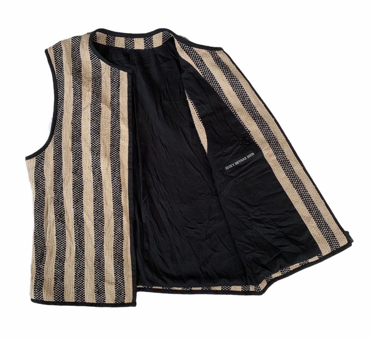 Issey Miyake 🇯🇵 RARE ‼️ Issey Miyake Men Woven Stitching Tank Top Size US M / EU 48-50 / 2 - 1 Thumbnail