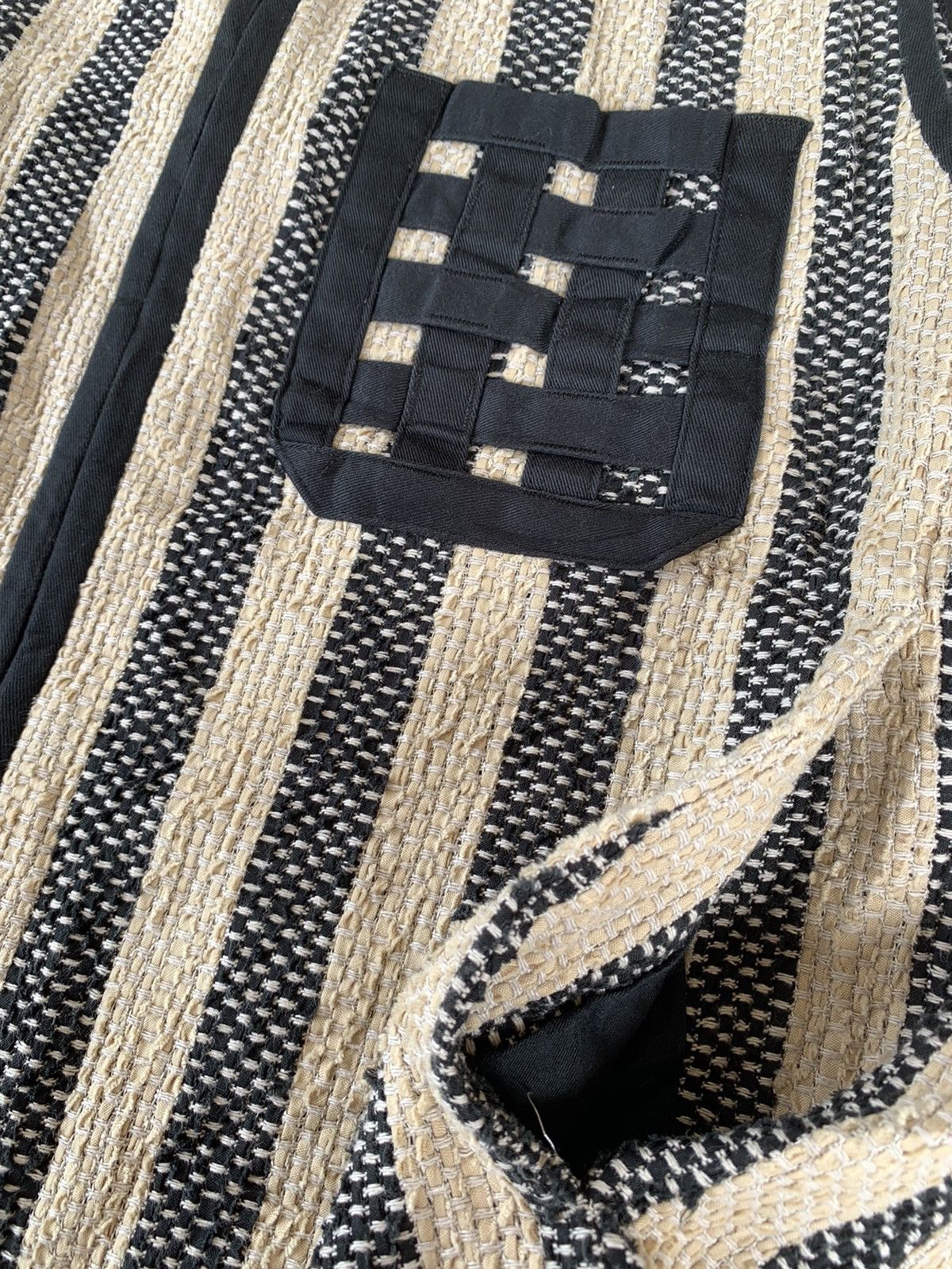Issey Miyake 🇯🇵 RARE ‼️ Issey Miyake Men Woven Stitching Tank Top Size US M / EU 48-50 / 2 - 4 Thumbnail