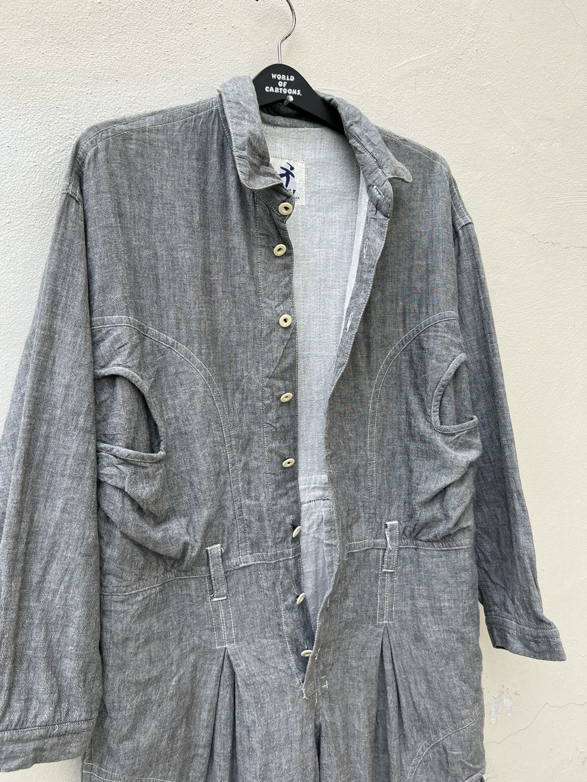 Issey Miyake Archive 80s Issey Miyake Baggy Tactical Jumpsuit Coverall Size US 34 / EU 50 - 21 Thumbnail