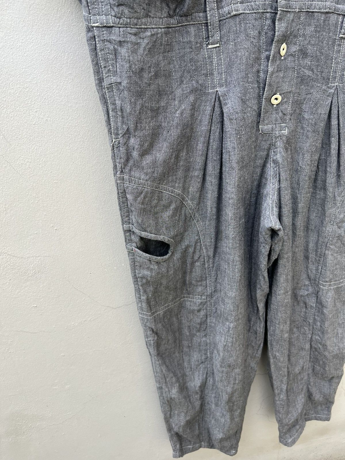Issey Miyake Archive 80s Issey Miyake Baggy Tactical Jumpsuit Coverall Size US 34 / EU 50 - 13 Thumbnail