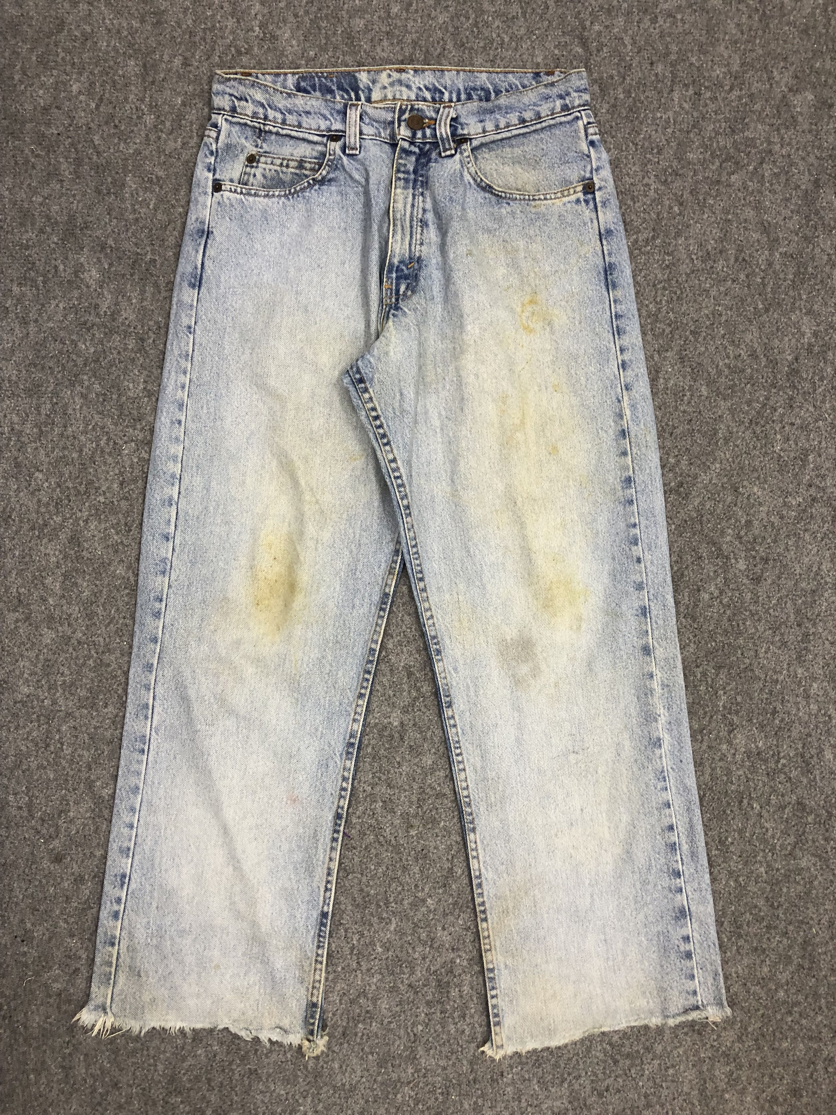 Levi's Vintage Levis 565 Light Blue Jeans DP1257 Size US 31 - 1 Thumbnail