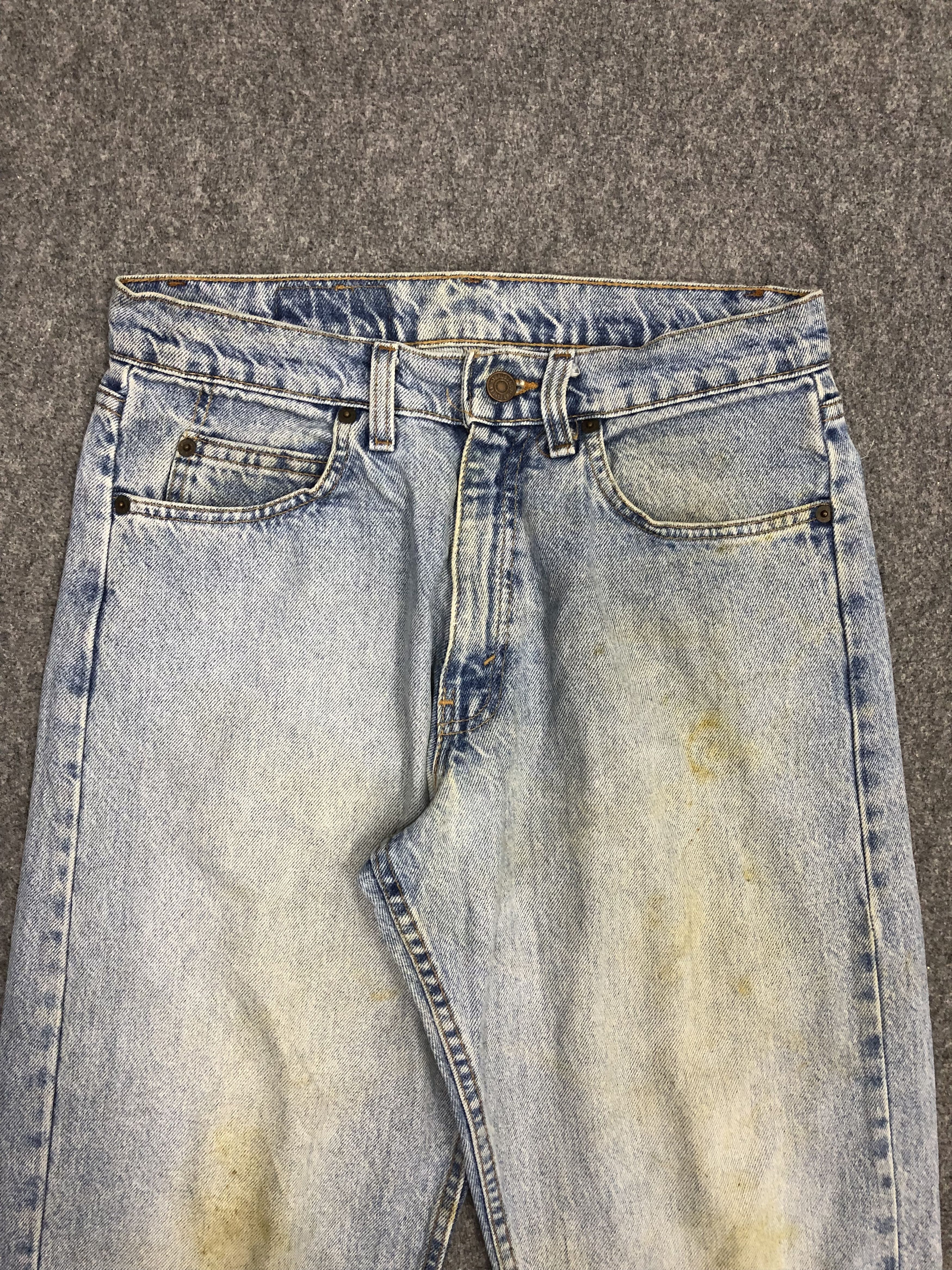 Levi's Vintage Levis 565 Light Blue Jeans DP1257 Size US 31 - 2 Thumbnail