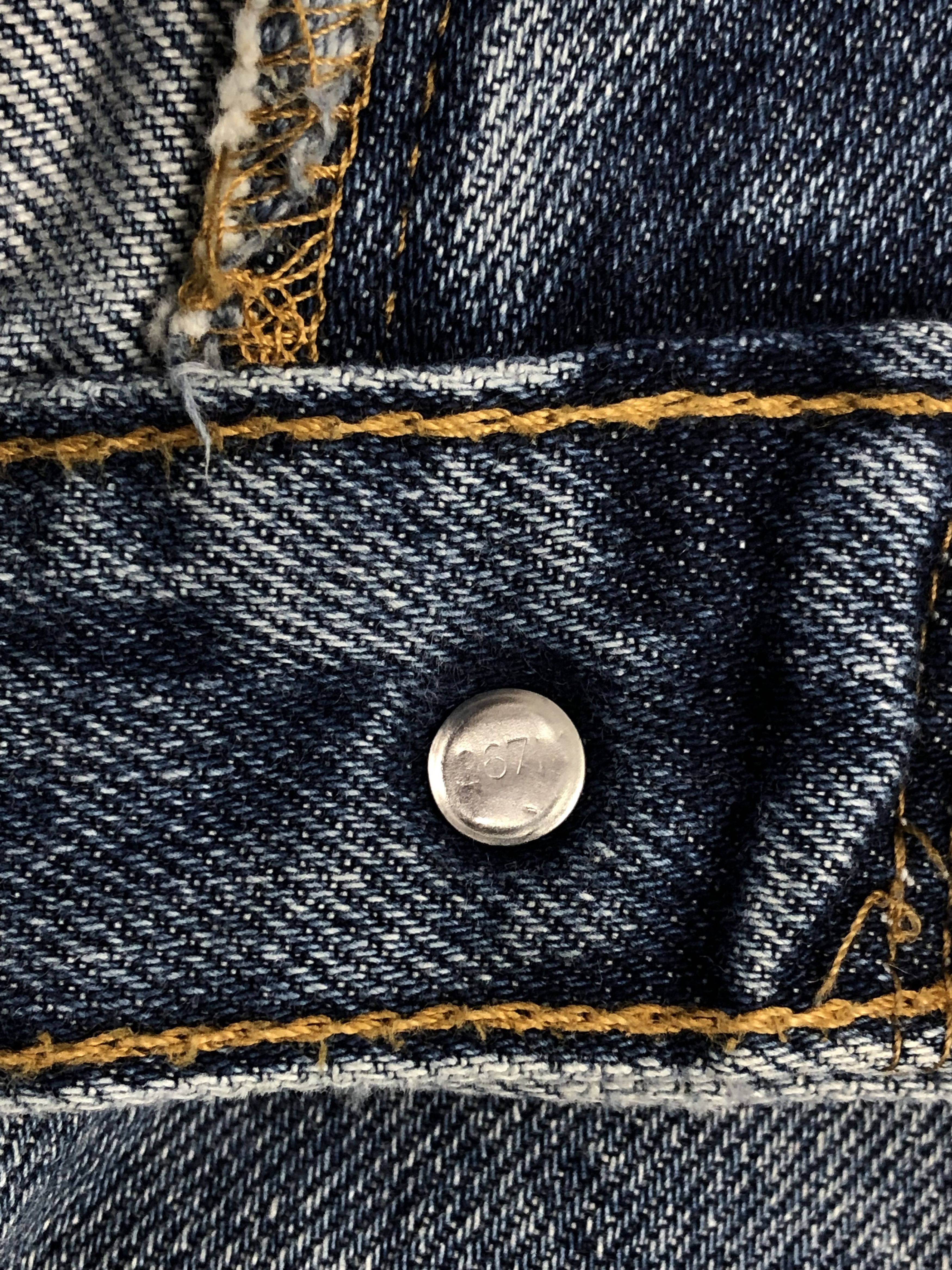 Levi's Vintage Levis 505 Blue Faded Denim DP1461 Size US 31 - 12 Thumbnail