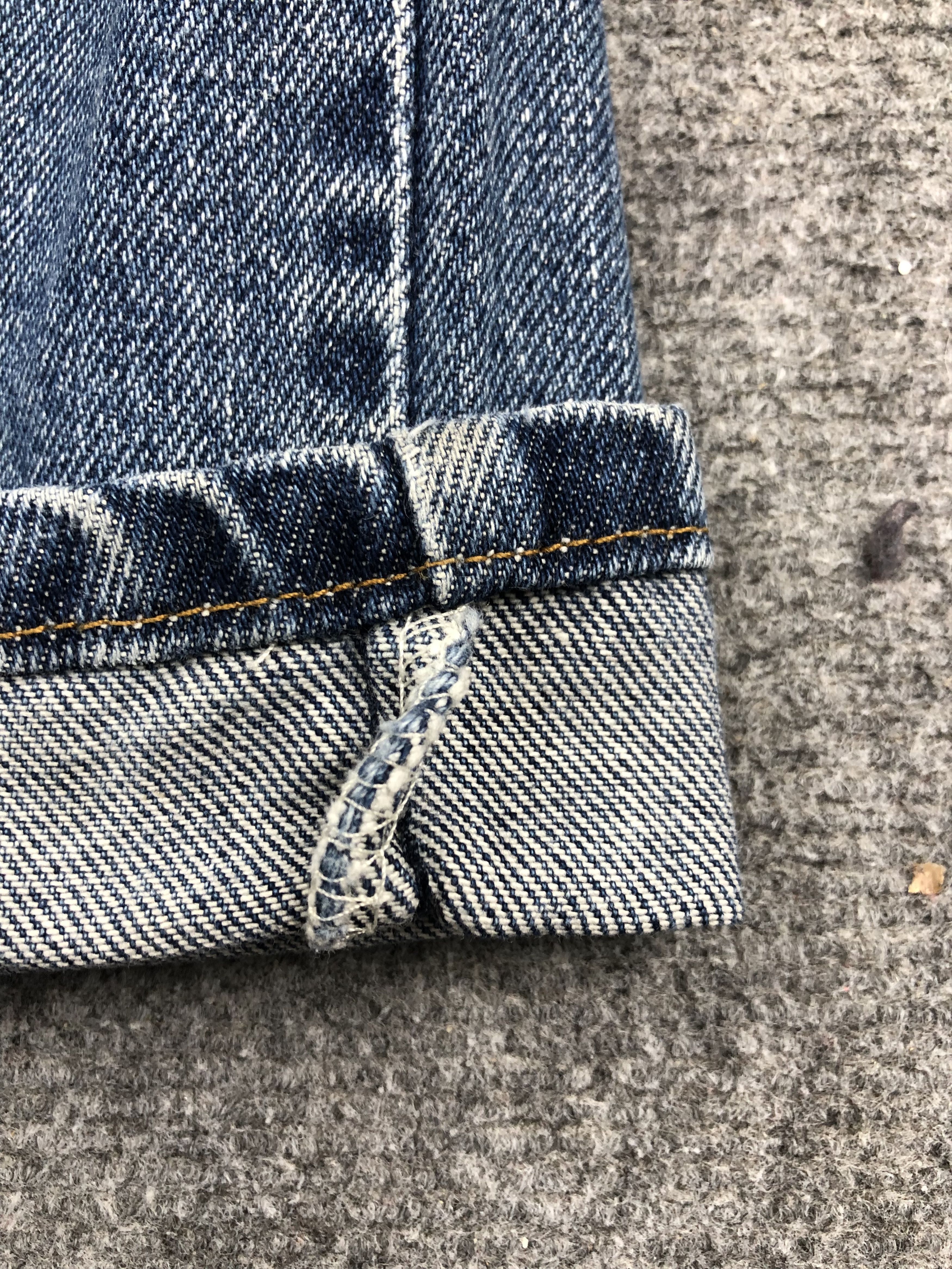 Levi's Vintage Levis 505 Blue Faded Denim DP1461 Size US 31 - 10 Thumbnail