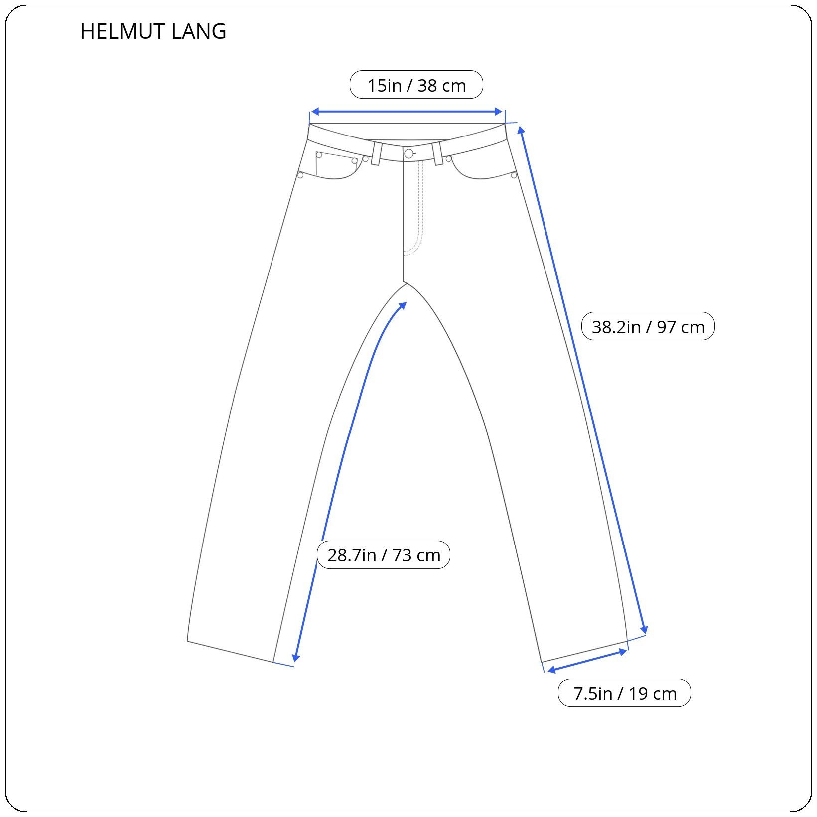 Helmut Lang ⚡️QUICK SALE⚡️Helmut Lang Crop Straight Blue Jeans Size US 29 - 6 Thumbnail