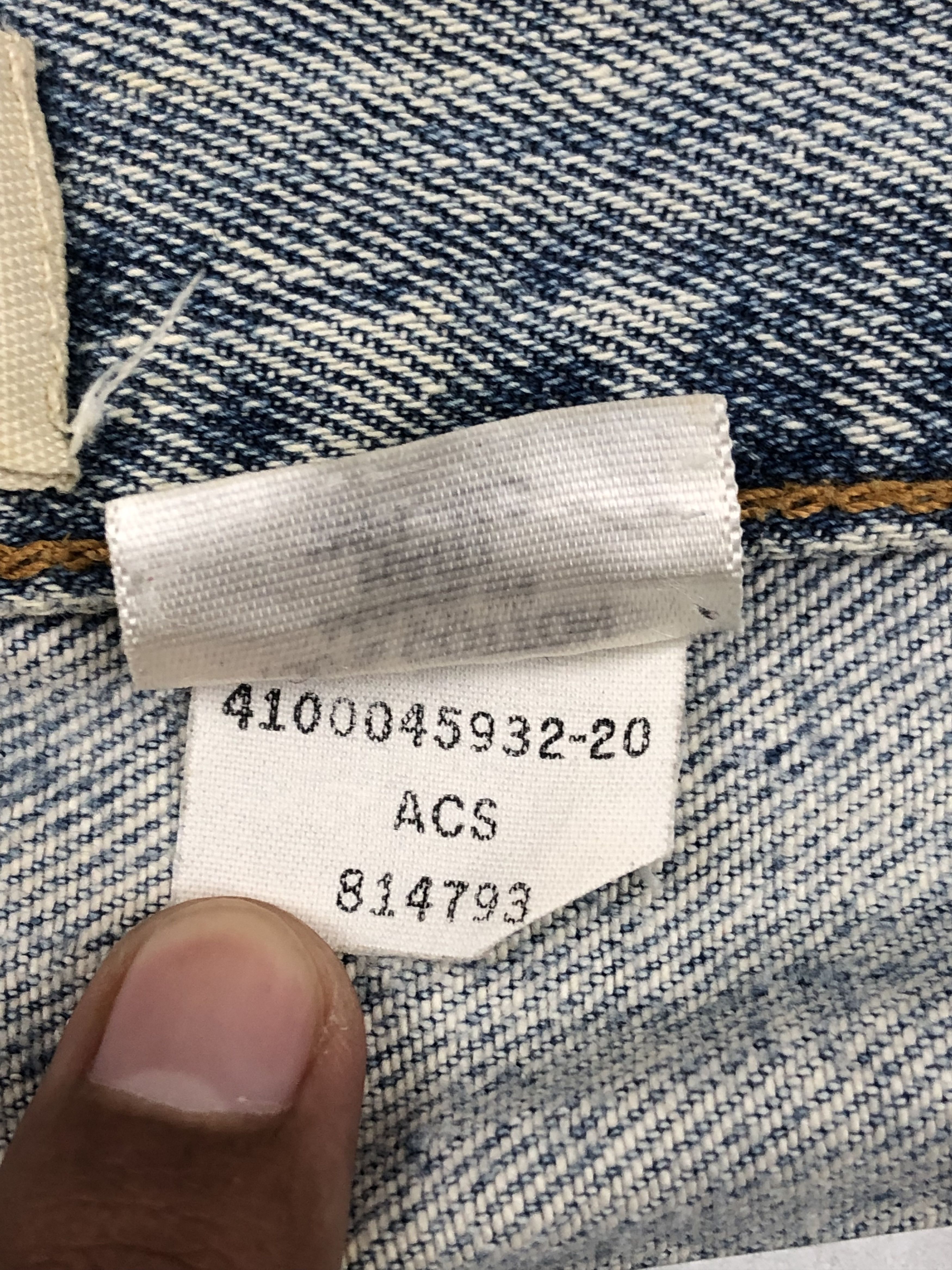 Levi's Vintage Levis 501 Light Wash Jeans DP1551 Size US 31 - 8 Thumbnail