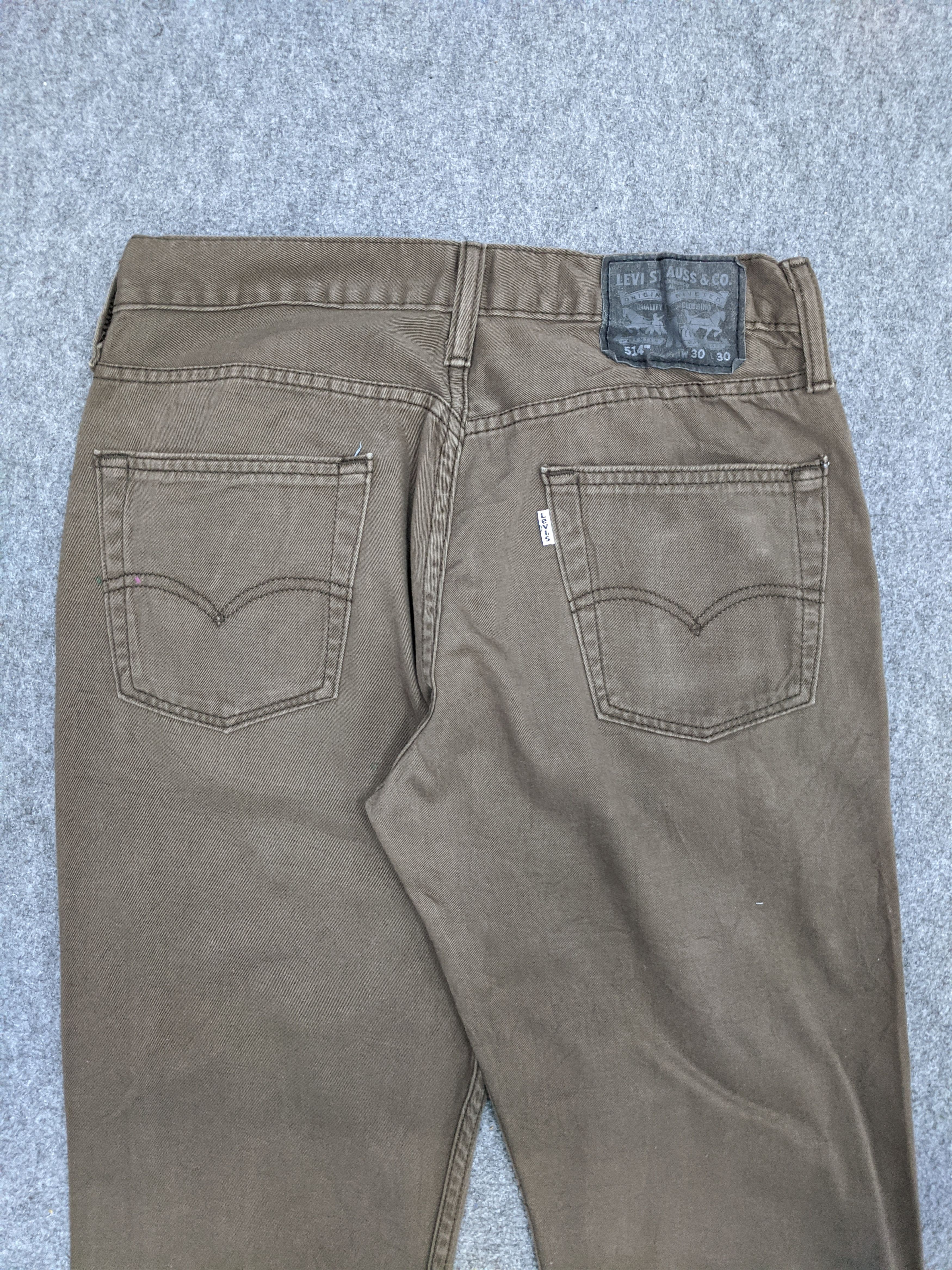 Levi's Vintage Levis 514 Jeans Brown DP0854 Size US 31 - 4 Thumbnail