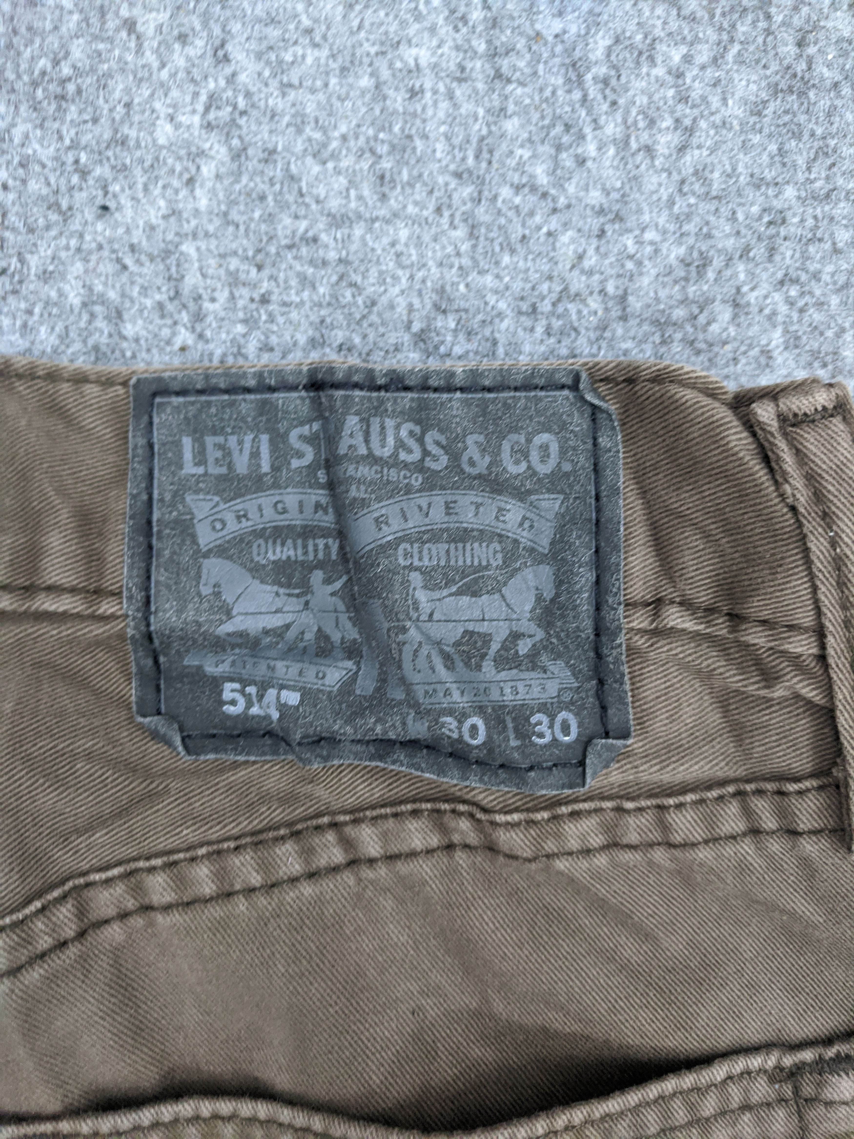 Levi's Vintage Levis 514 Jeans Brown DP0854 Size US 31 - 5 Thumbnail