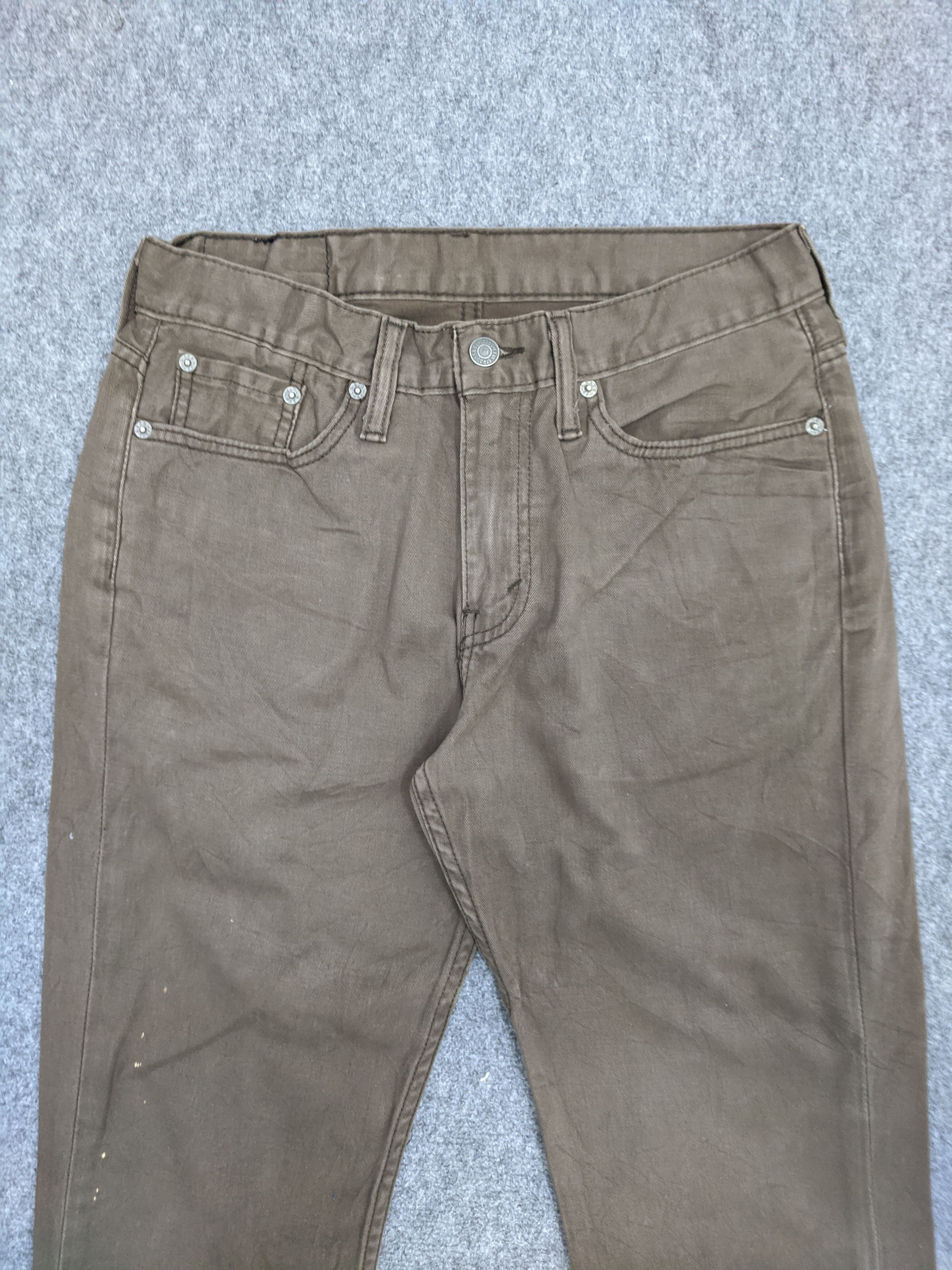Levi's Vintage Levis 514 Jeans Brown DP0854 Size US 31 - 2 Thumbnail