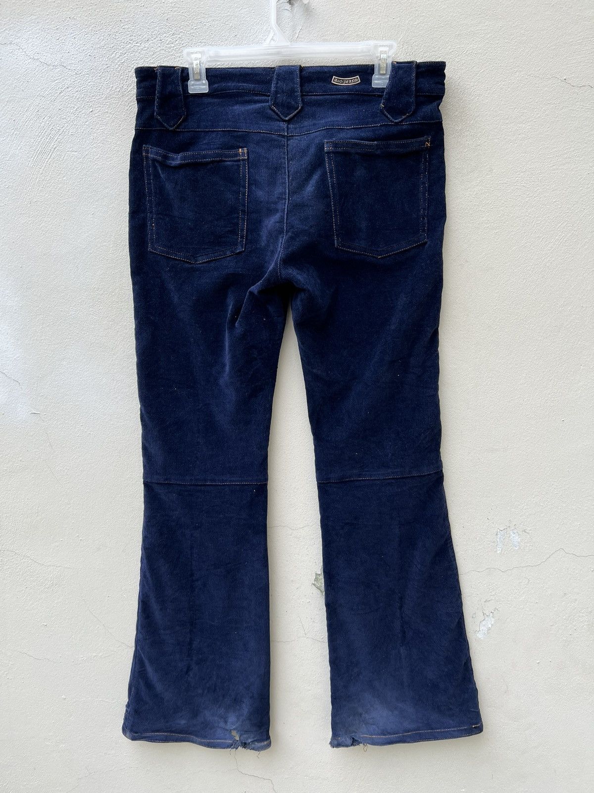 A&G Rock Vintage 80s 90s A&G Amal Guessous Jeans Corduroy Flare Jeans Size US 33 - 14 Thumbnail