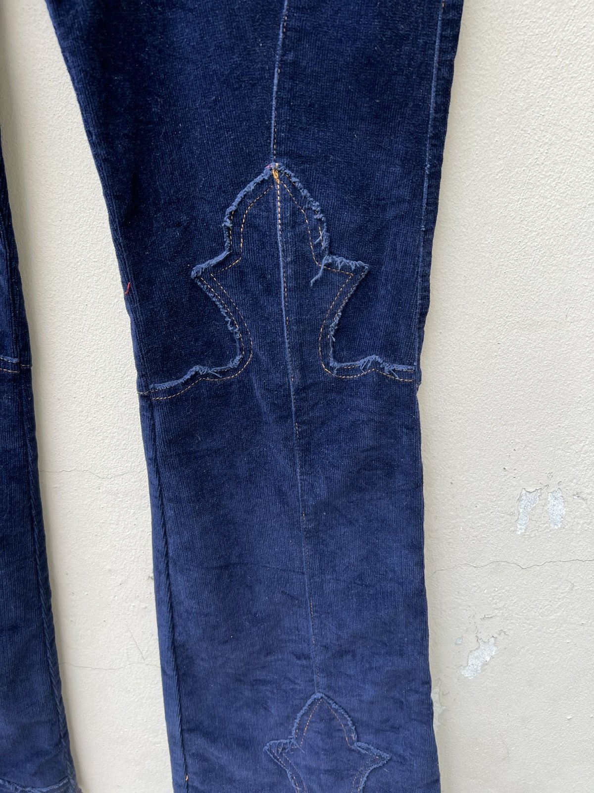A&G Rock Vintage 80s 90s A&G Amal Guessous Jeans Corduroy Flare Jeans Size US 33 - 12 Thumbnail