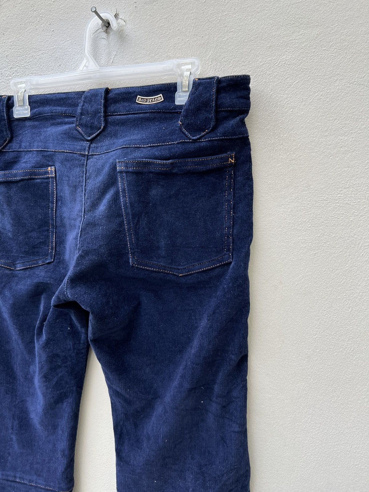 A&G Rock Vintage 80s 90s A&G Amal Guessous Jeans Corduroy Flare Jeans Size US 33 - 18 Thumbnail