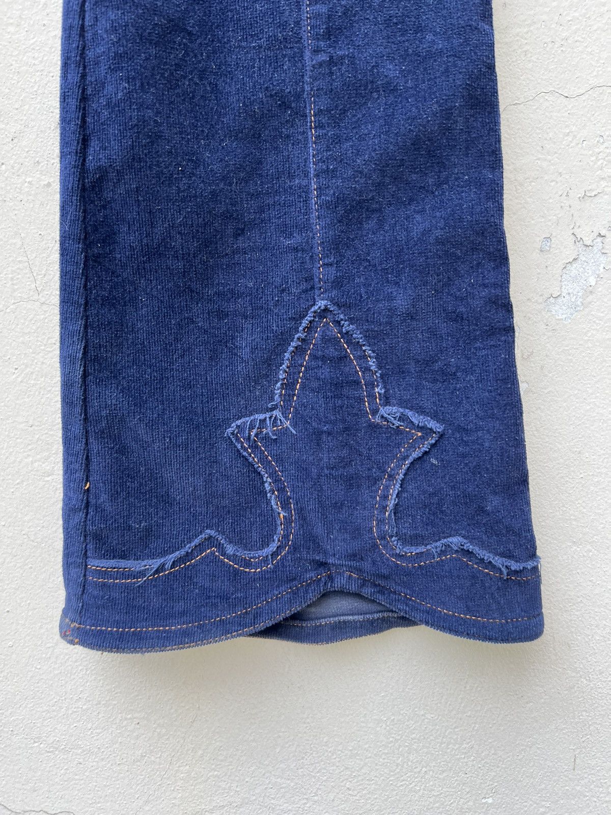 A&G Rock Vintage 80s 90s A&G Amal Guessous Jeans Corduroy Flare Jeans Size US 33 - 13 Thumbnail