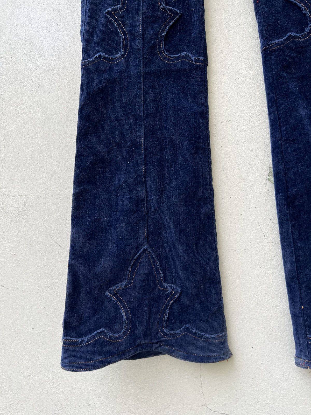 A&G Rock Vintage 80s 90s A&G Amal Guessous Jeans Corduroy Flare Jeans Size US 33 - 10 Thumbnail