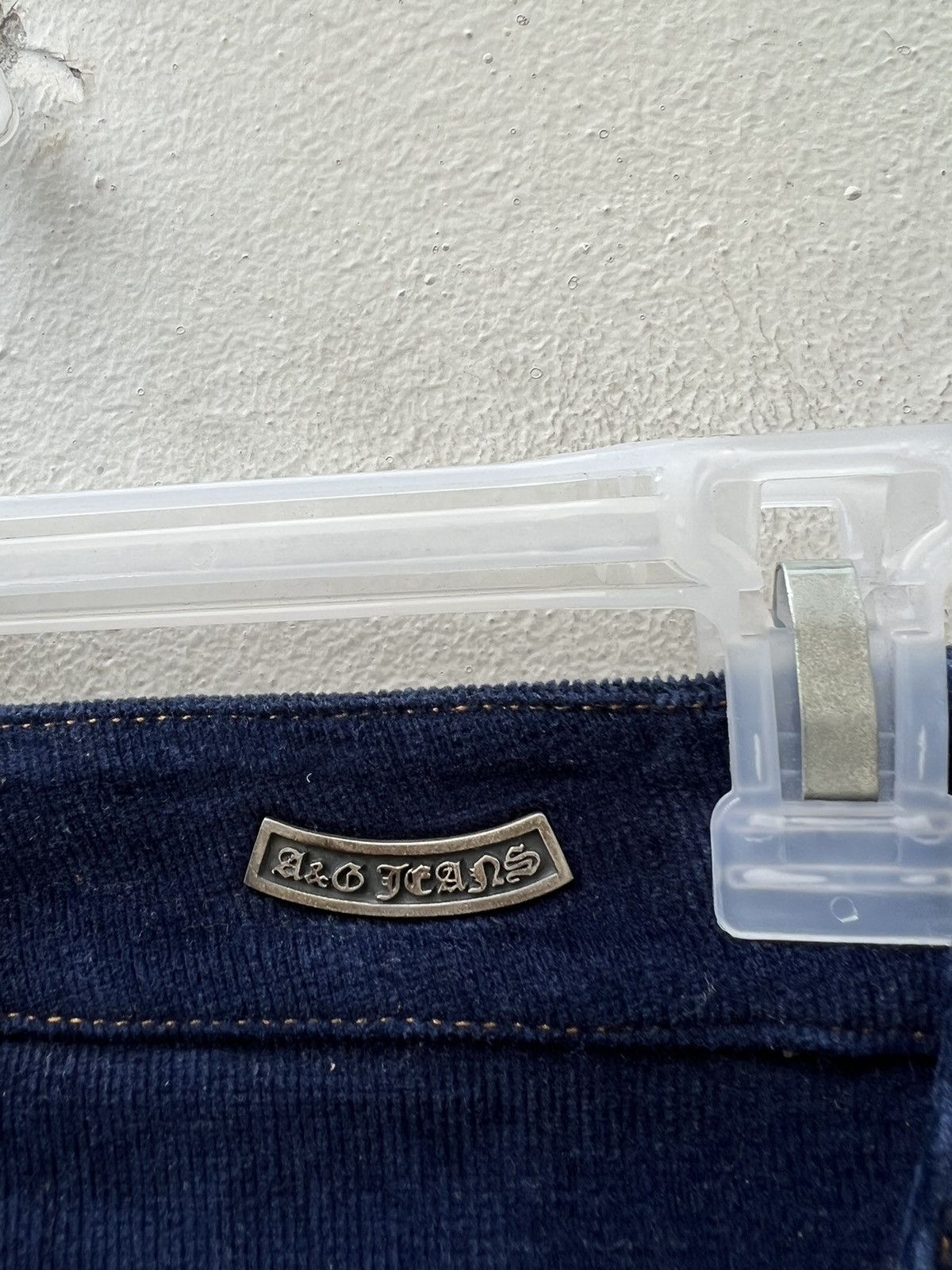 A&G Rock Vintage 80s 90s A&G Amal Guessous Jeans Corduroy Flare Jeans Size US 33 - 19 Thumbnail