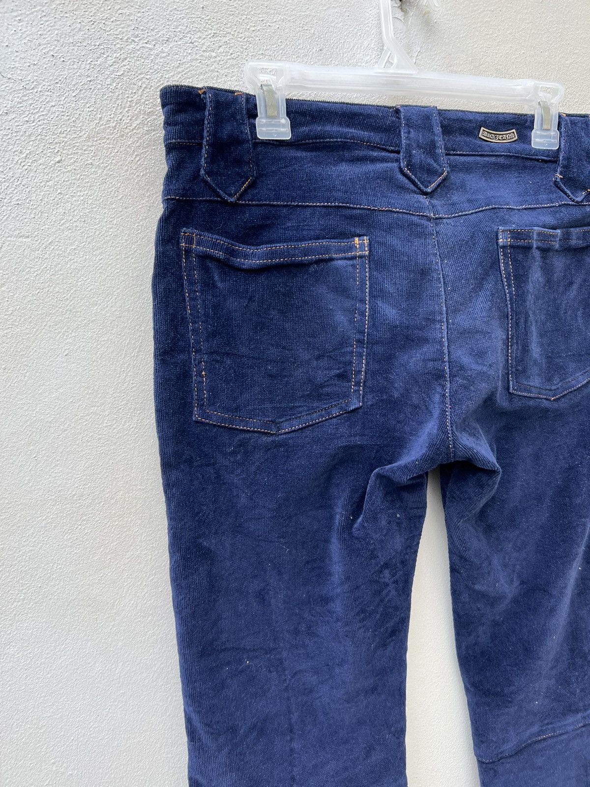 A&G Rock Vintage 80s 90s A&G Amal Guessous Jeans Corduroy Flare Jeans Size US 33 - 15 Thumbnail
