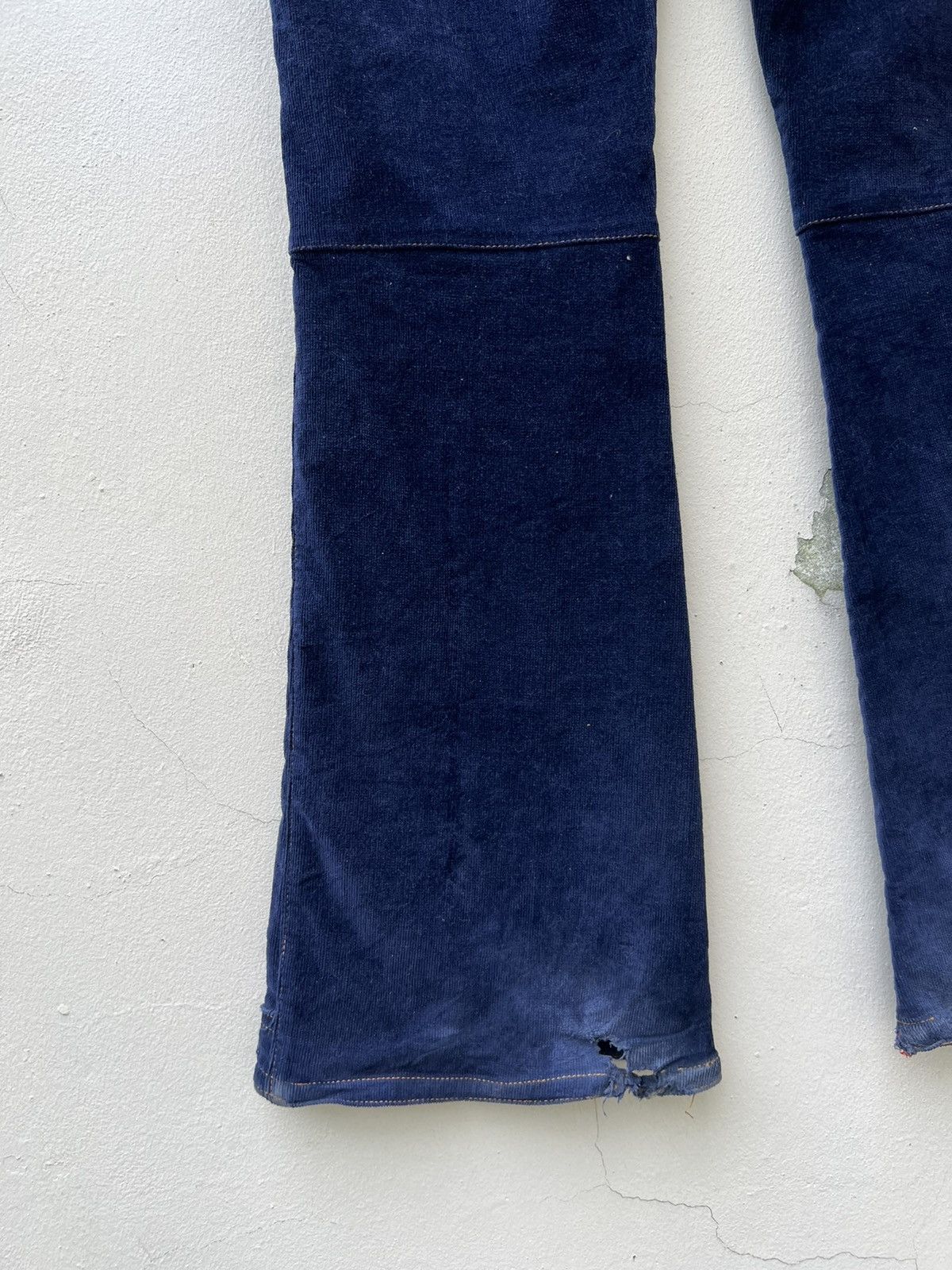 A&G Rock Vintage 80s 90s A&G Amal Guessous Jeans Corduroy Flare Jeans Size US 33 - 16 Thumbnail