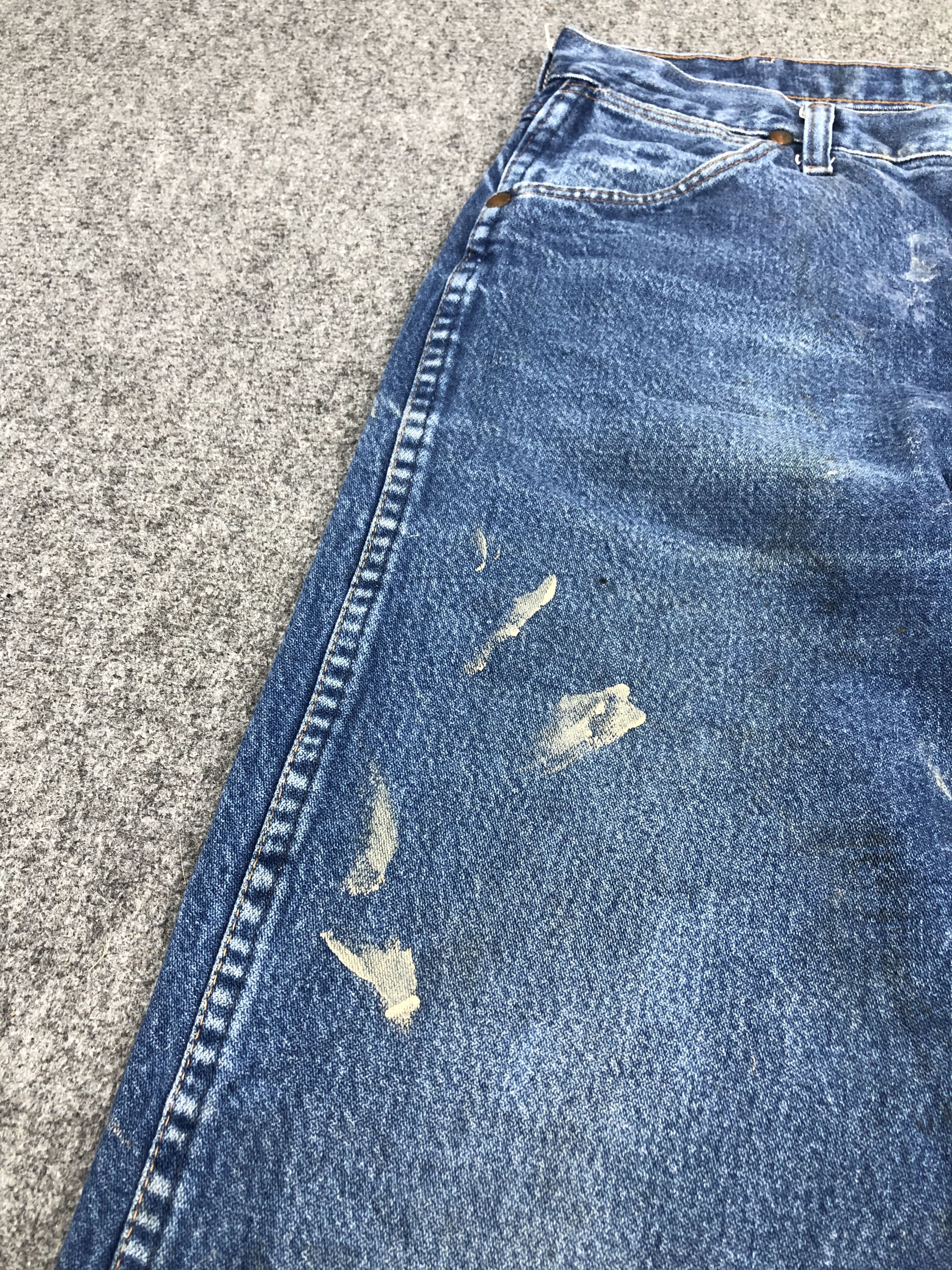 Vintage Vintage Wrangler Faded Blue Jeans DP1699 Size US 31 - 7 Thumbnail
