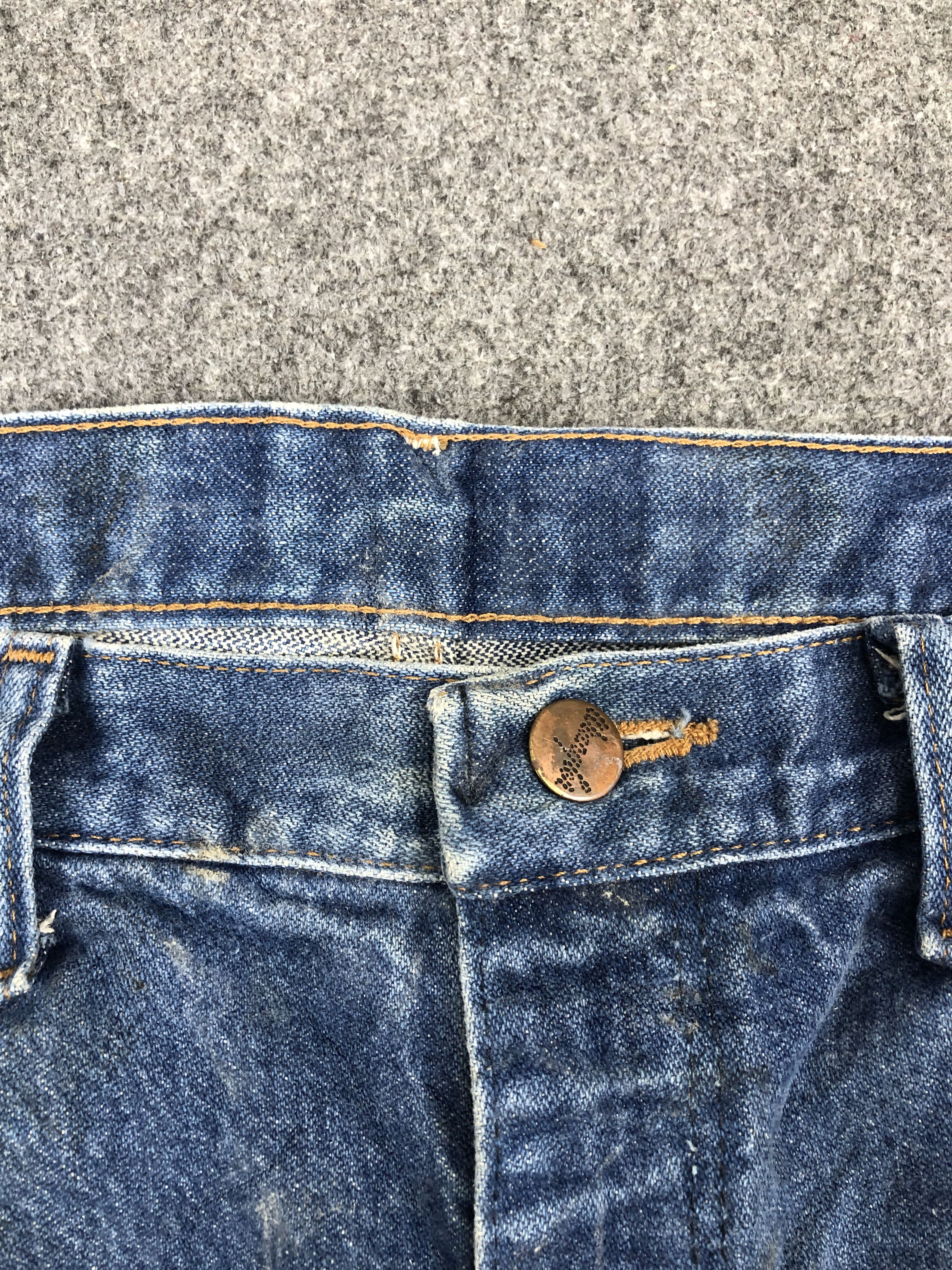 Vintage Vintage Wrangler Faded Blue Jeans DP1699 Size US 31 - 9 Thumbnail