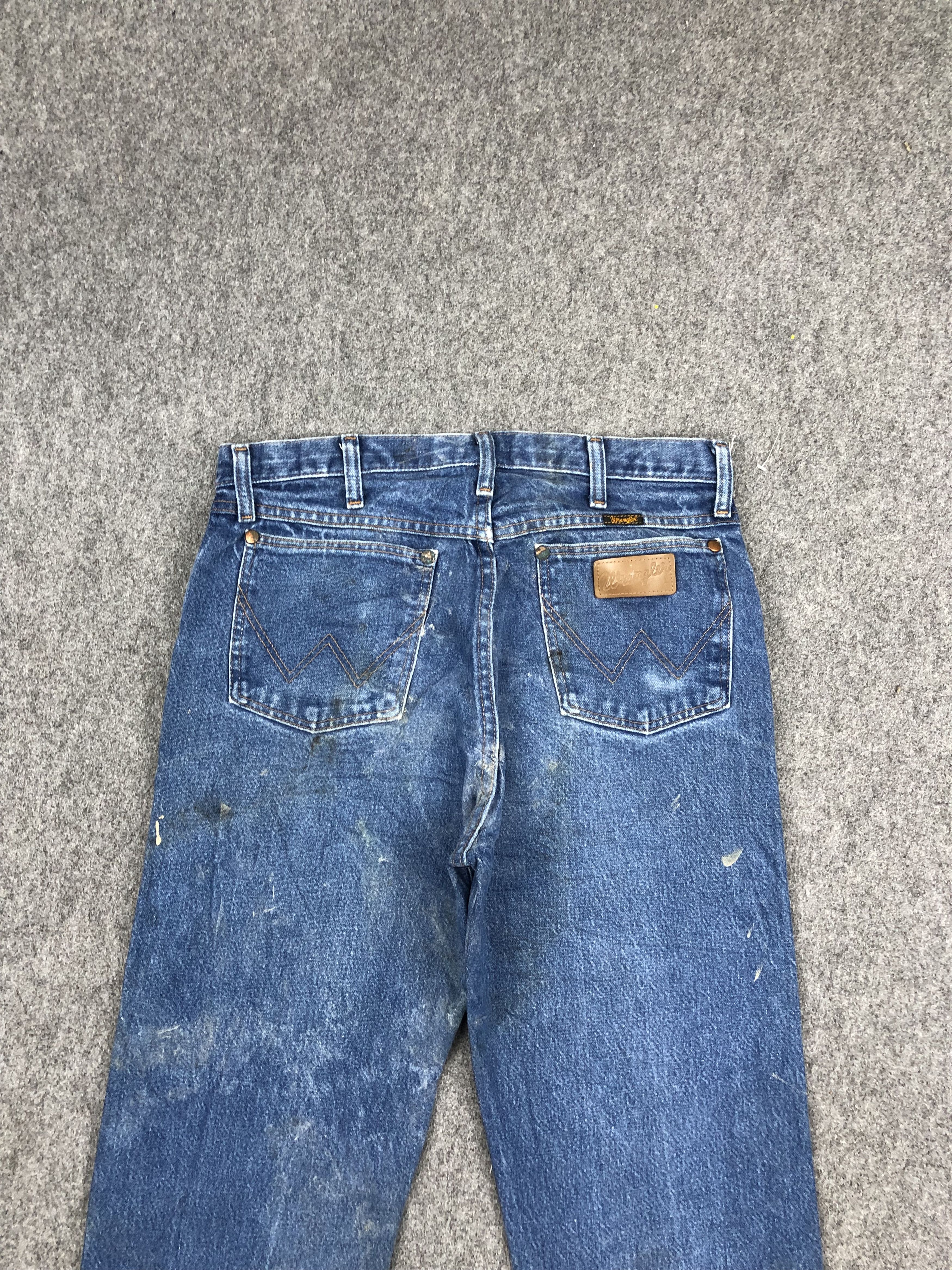Vintage Vintage Wrangler Faded Blue Jeans DP1699 Size US 31 - 4 Thumbnail