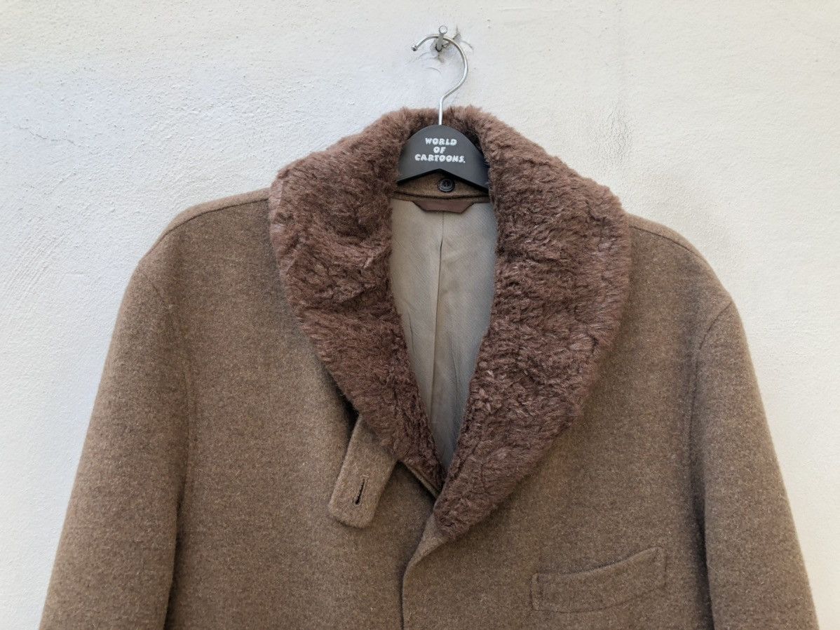 Issey Miyake Issey Miyake Men Wool Long Coat Jacket Size US L / EU 52-54 / 3 - 2 Thumbnail