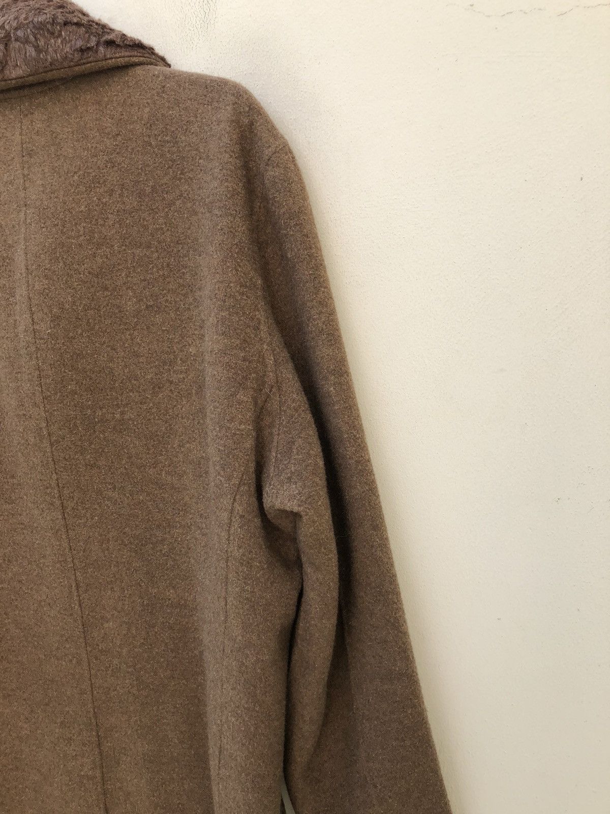 Issey Miyake Issey Miyake Men Wool Long Coat Jacket Size US L / EU 52-54 / 3 - 9 Thumbnail