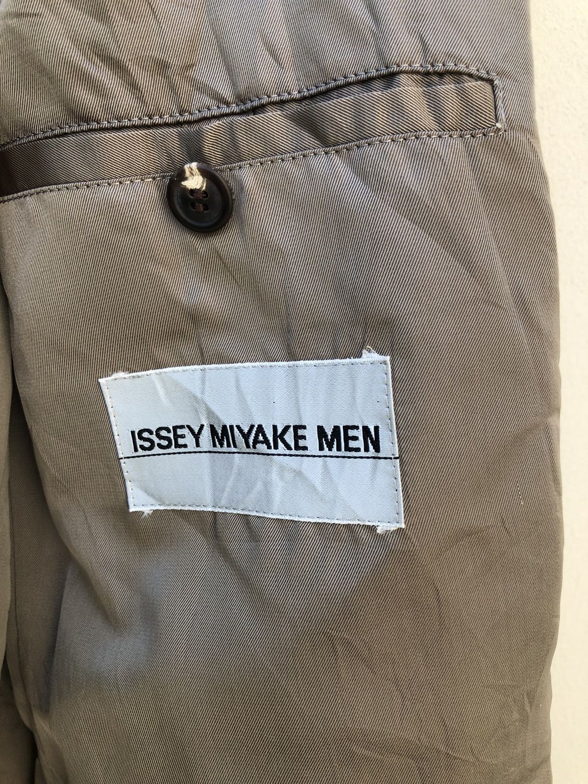 Issey Miyake Issey Miyake Men Wool Long Coat Jacket Size US L / EU 52-54 / 3 - 13 Thumbnail