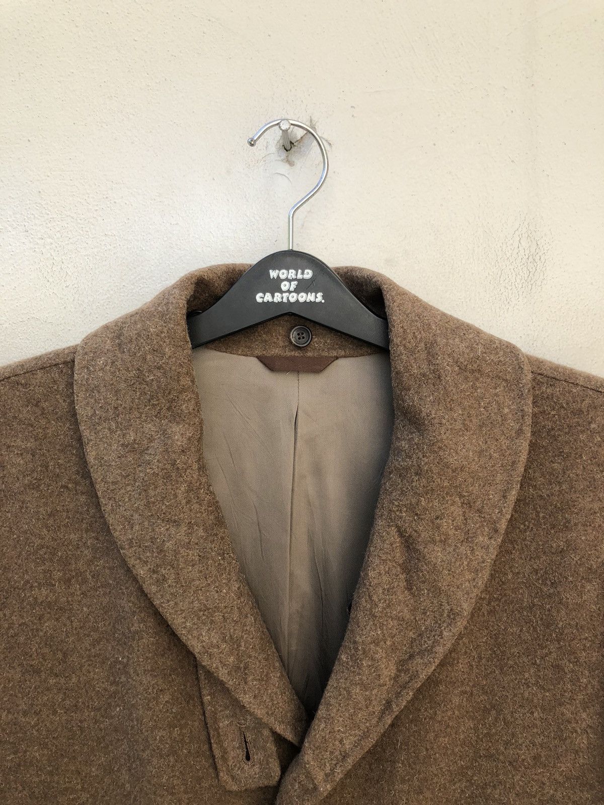 Issey Miyake Issey Miyake Men Wool Long Coat Jacket Size US L / EU 52-54 / 3 - 11 Thumbnail