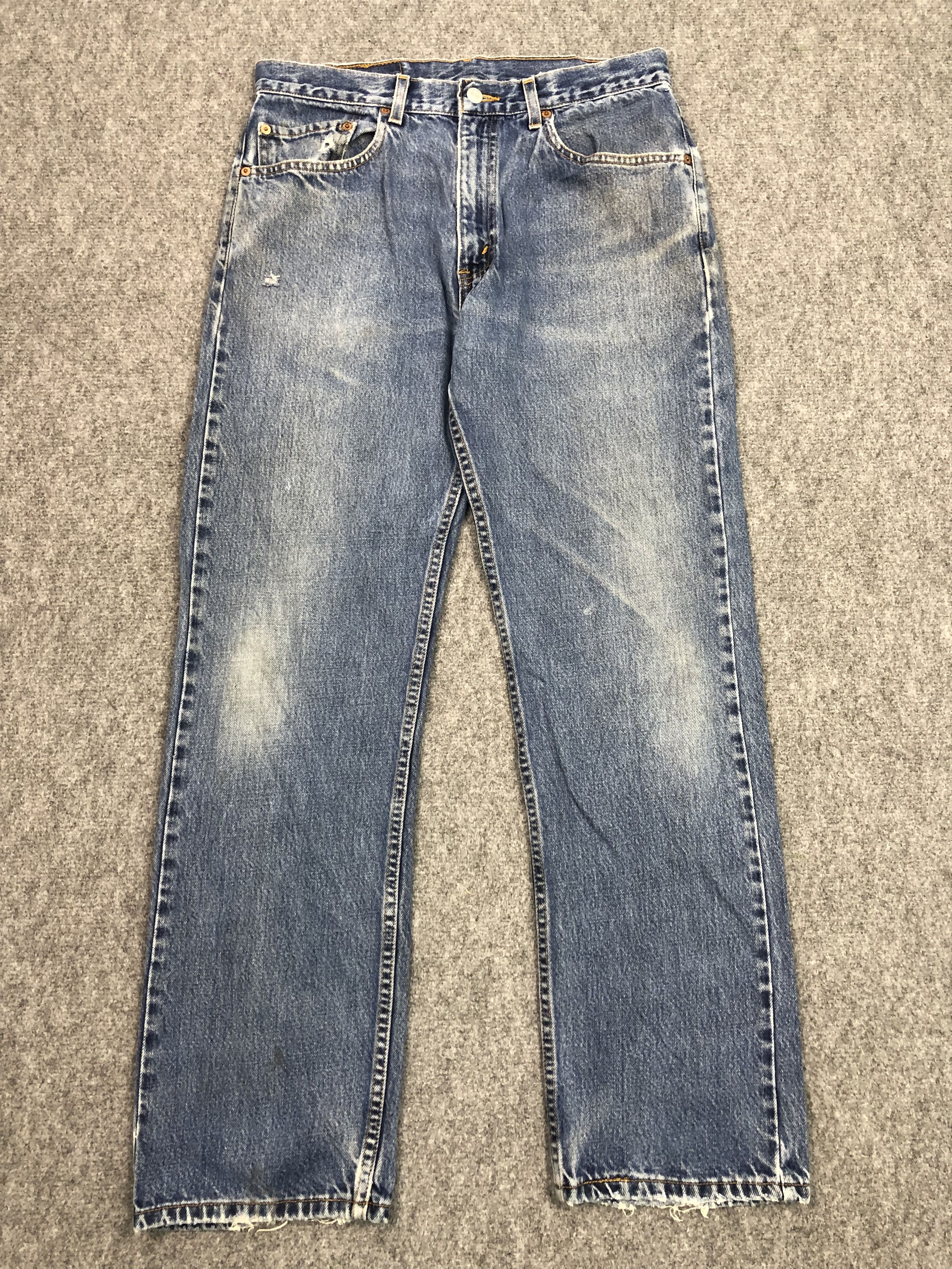 Levi's Vintage Levis 505 Regular Fit Blue Denim DP0329 Size US 32 / EU 48 - 1 Thumbnail