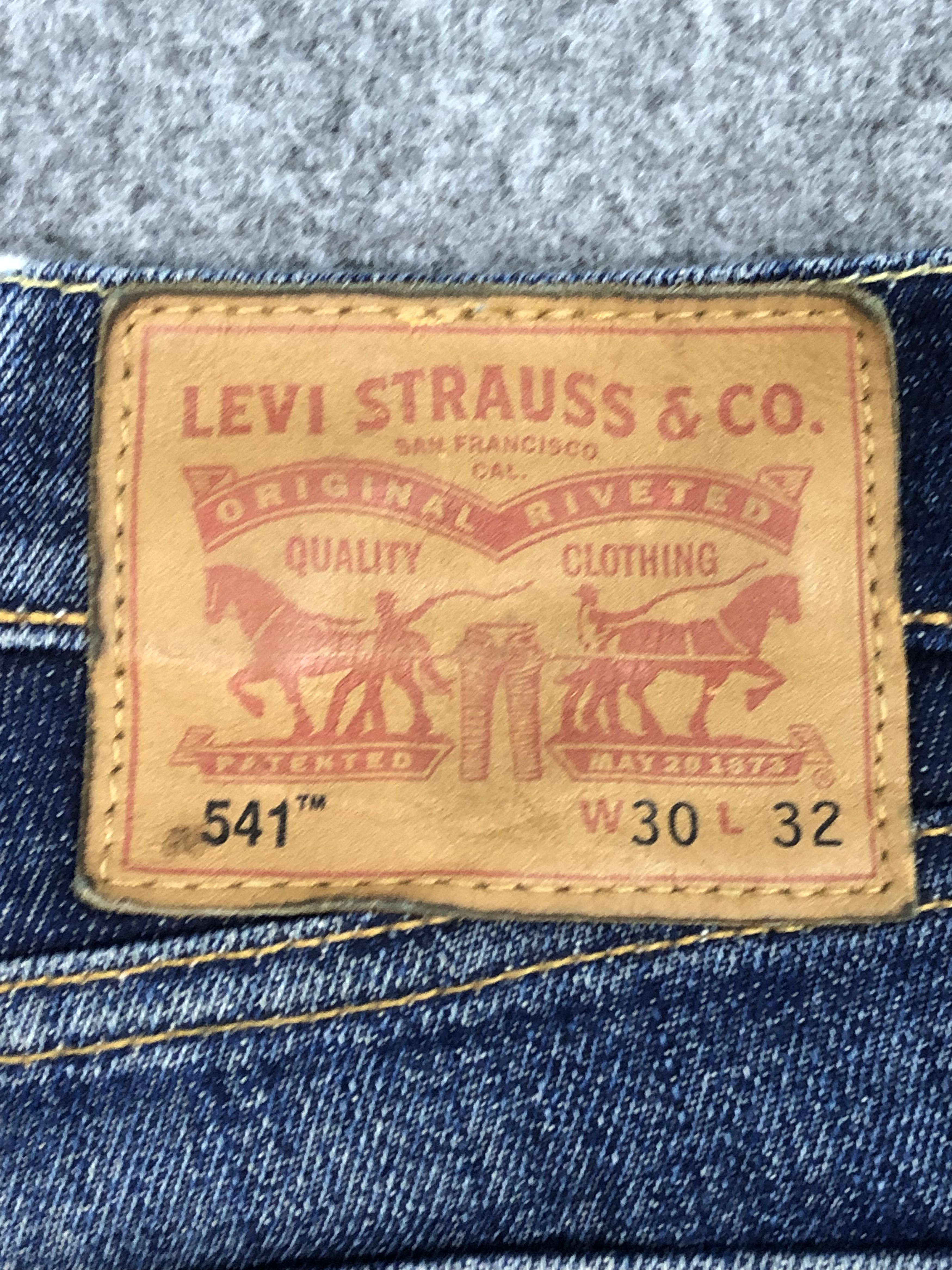 Levi's Vintage Levis 541 Denim White Oat Jeans DP0356 Size US 32 / EU 48 - 5 Thumbnail