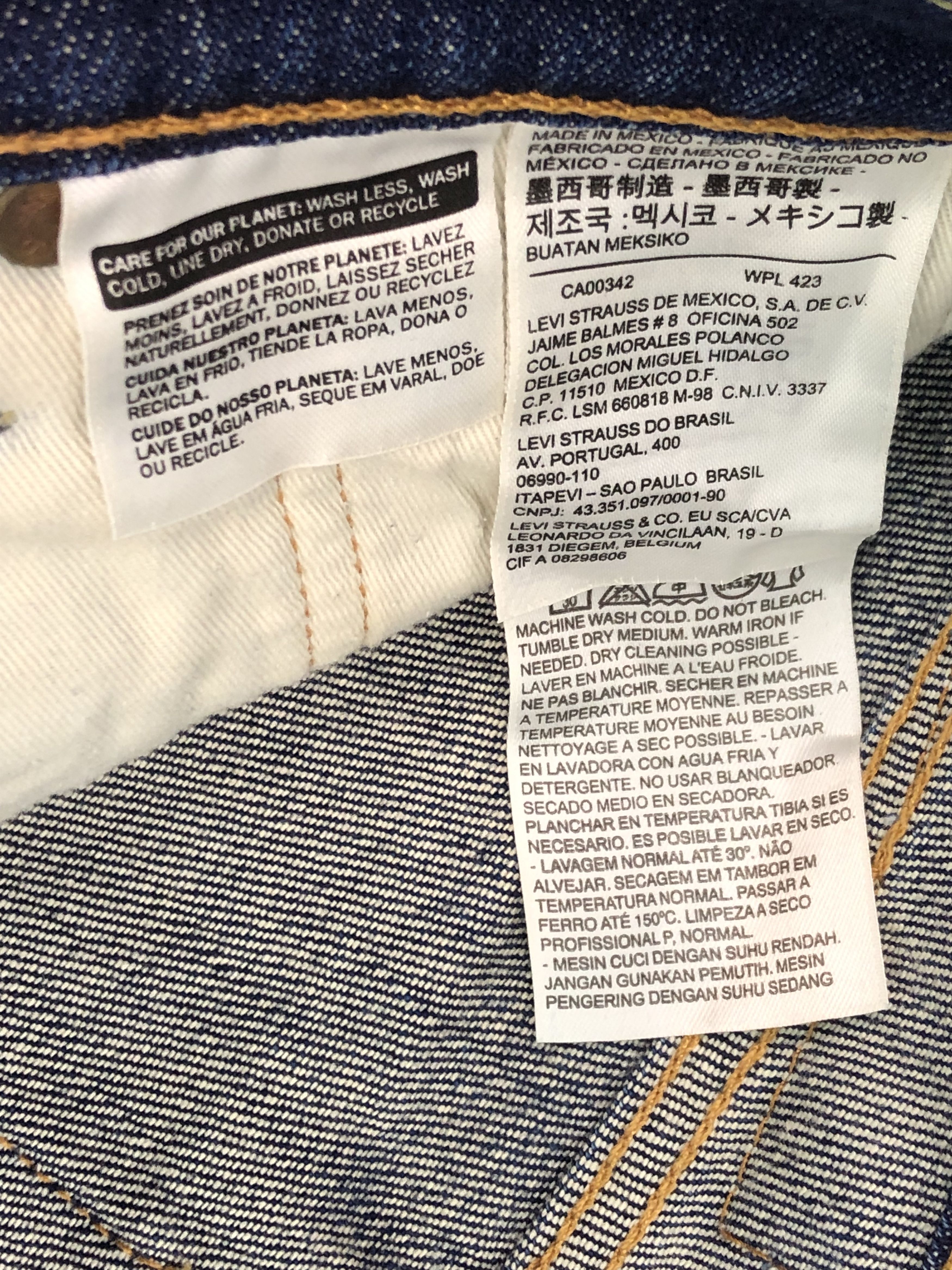 Levi's Vintage Levis 541 Denim White Oat Jeans DP0356 Size US 32 / EU 48 - 9 Thumbnail