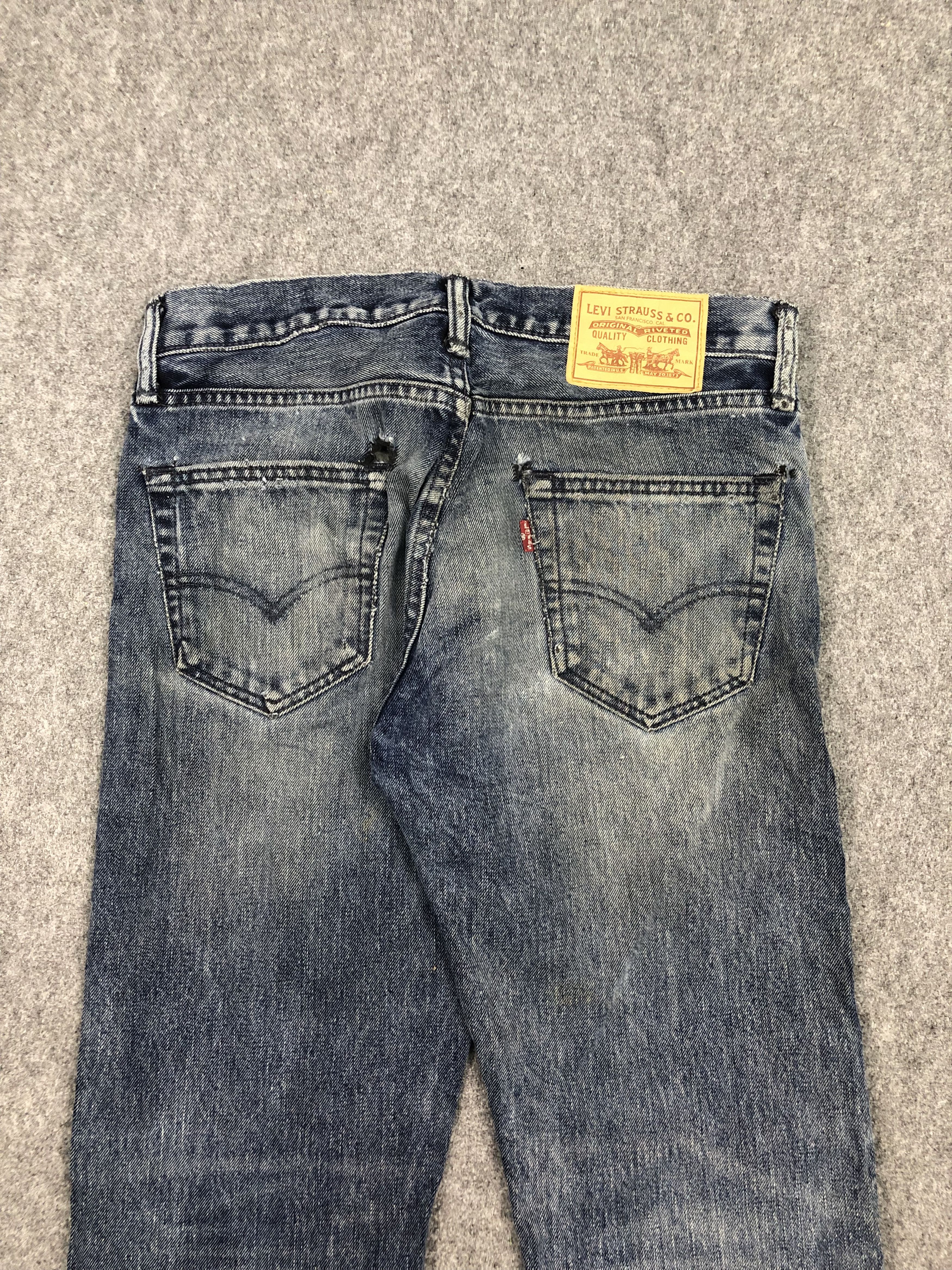 Levi's Vintage Levis Blue Denim Jeans DP0362 Size US 32 / EU 48 - 4 Thumbnail