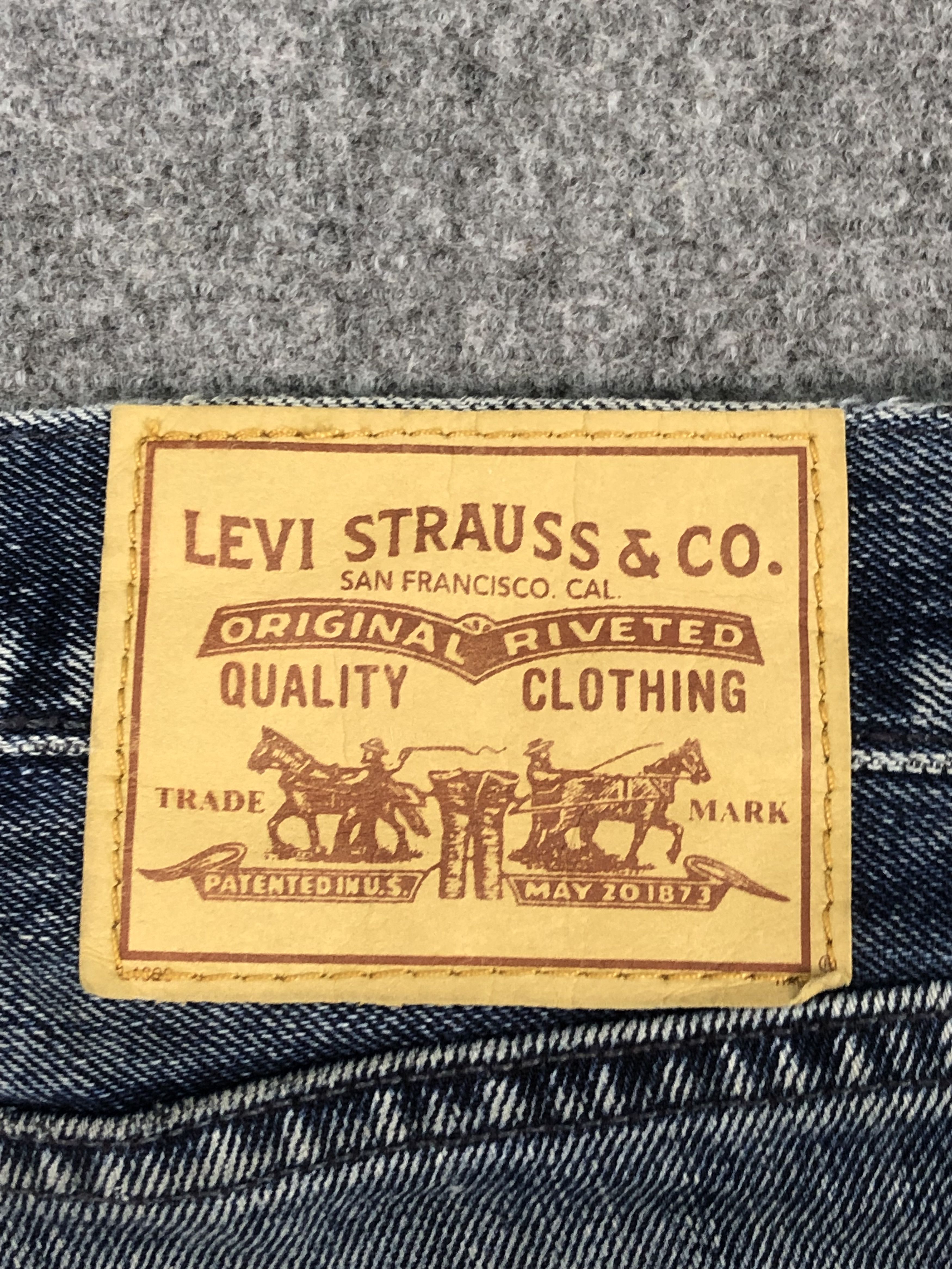 Levi's Vintage Levis Blue Denim Jeans DP0362 Size US 32 / EU 48 - 5 Thumbnail