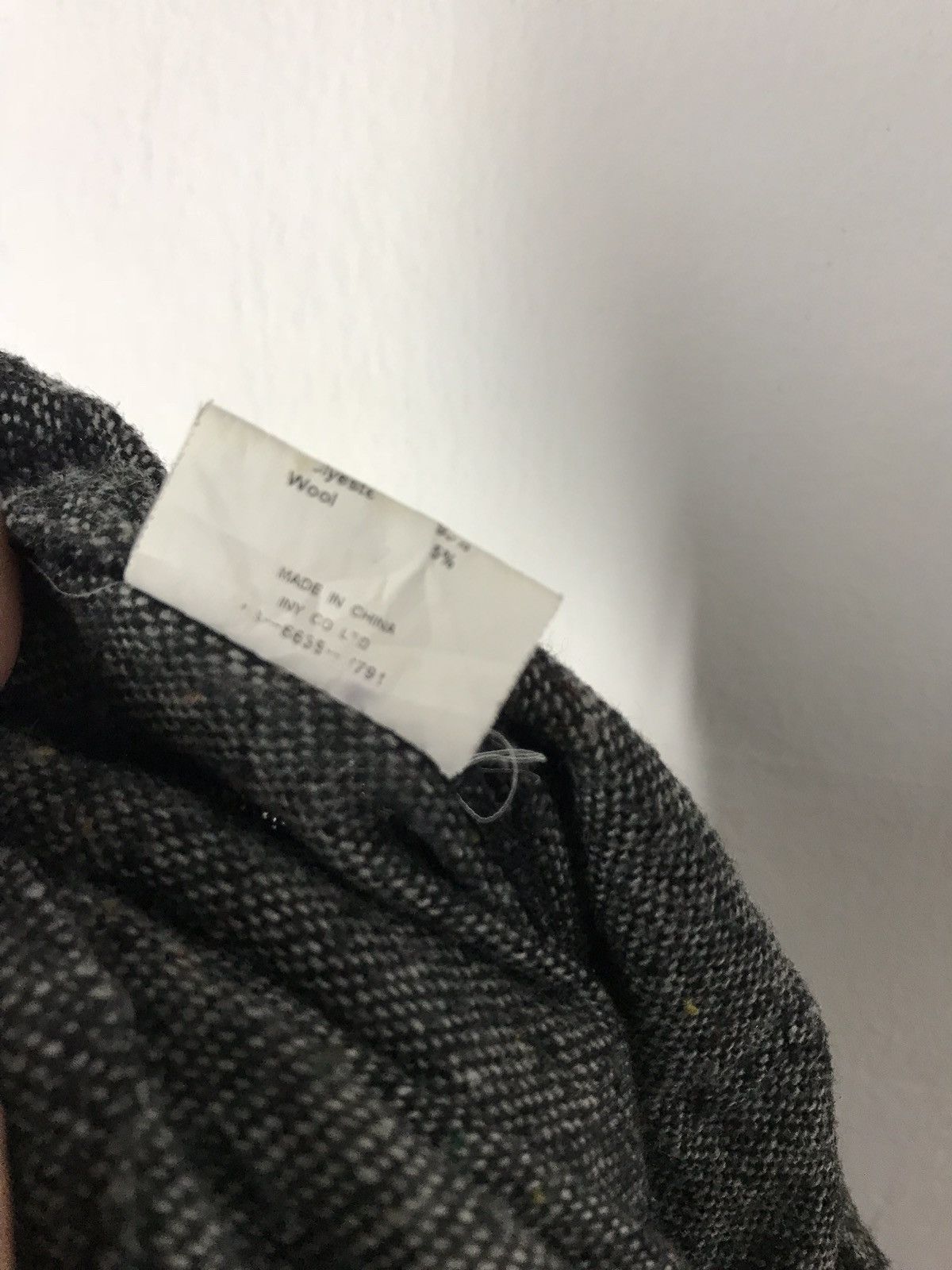 Other Designer Frank U Wool Grey Cargo Baggy Hip Hop Pants Size US 32 / EU 48 - 10 Thumbnail