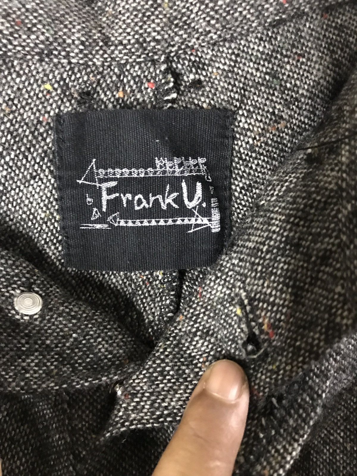 Other Designer Frank U Wool Grey Cargo Baggy Hip Hop Pants Size US 32 / EU 48 - 5 Thumbnail
