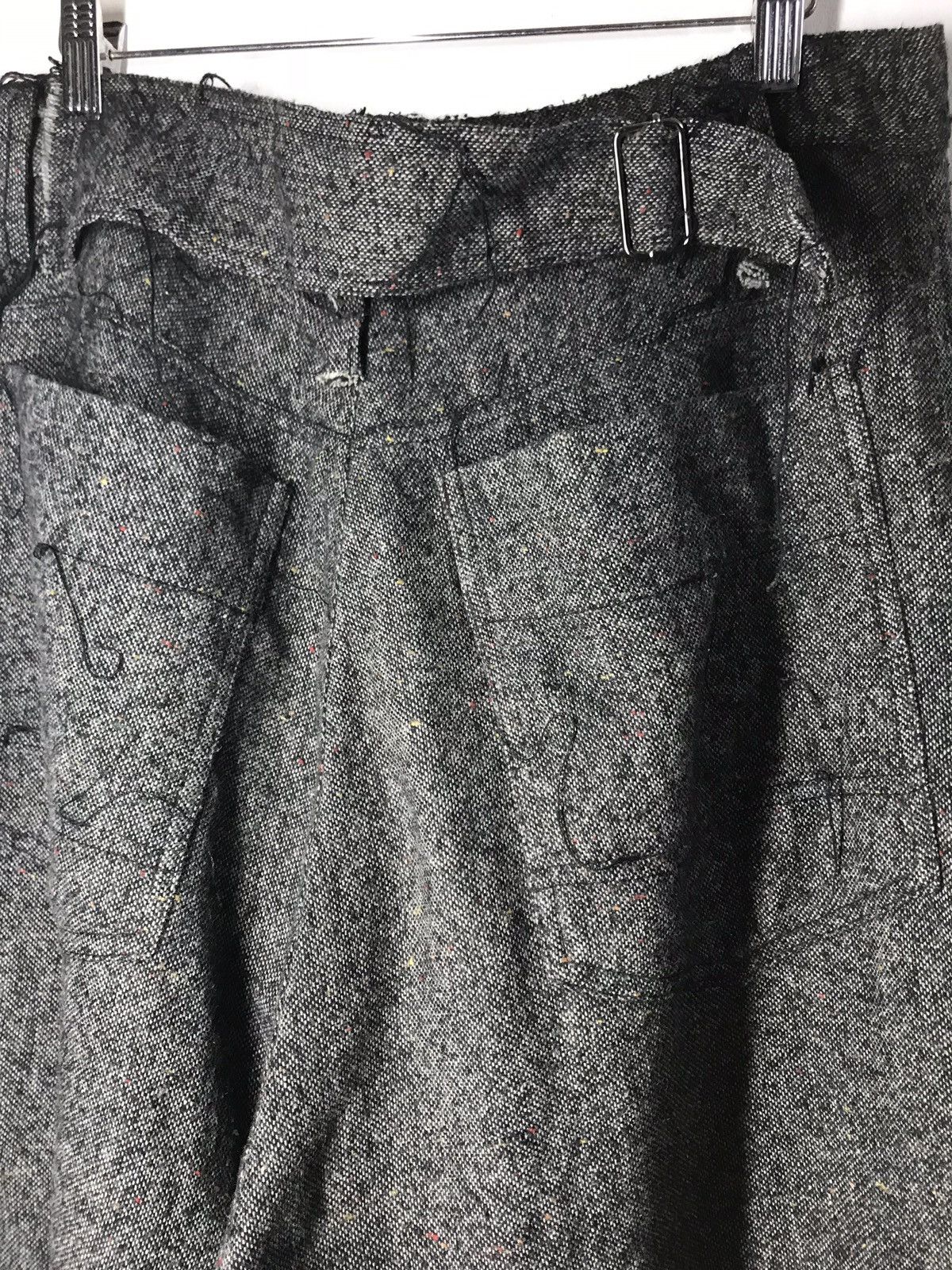 Other Designer Frank U Wool Grey Cargo Baggy Hip Hop Pants Size US 32 / EU 48 - 8 Thumbnail