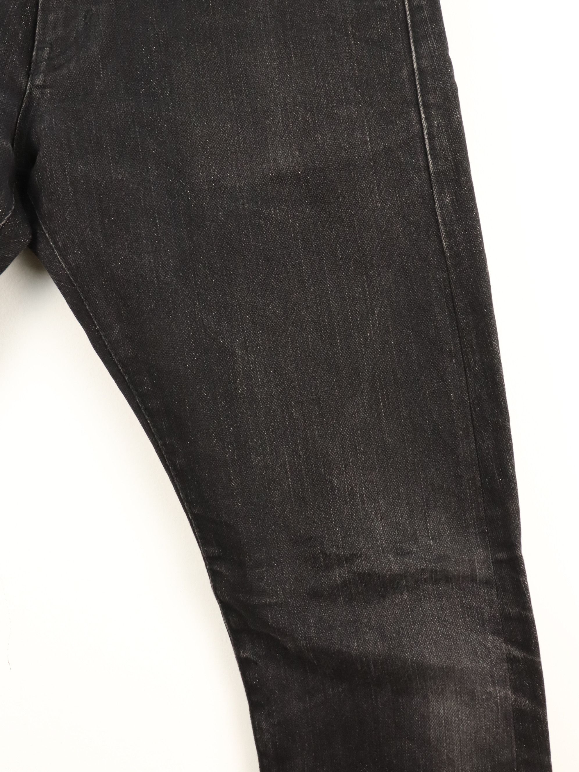 Lad Musician RARE! SAMPLE LAD MUSICIAN Silver Black Hybrid Cotton Pant Size US 31 - 10 Thumbnail