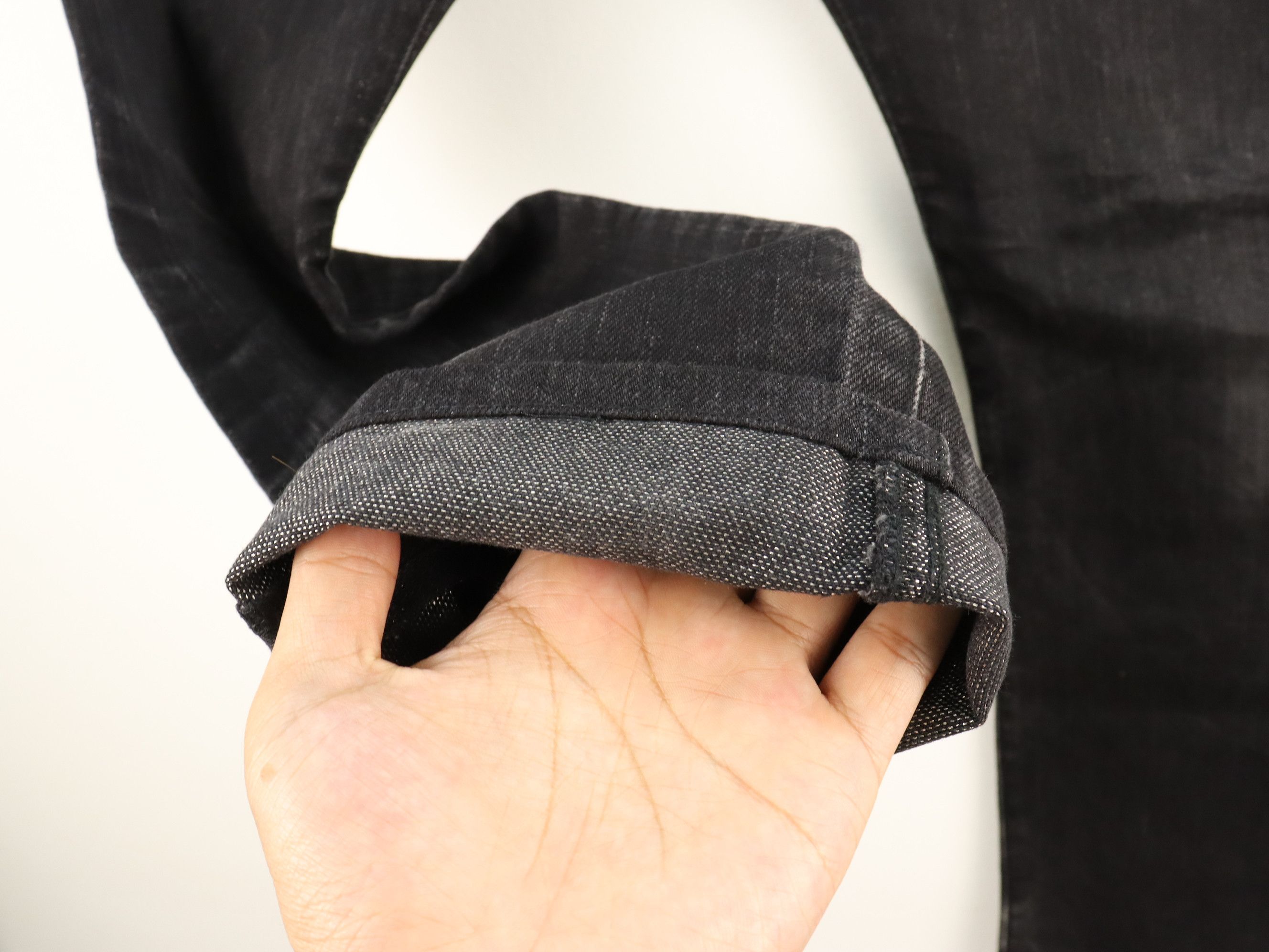 Lad Musician RARE! SAMPLE LAD MUSICIAN Silver Black Hybrid Cotton Pant Size US 31 - 14 Thumbnail