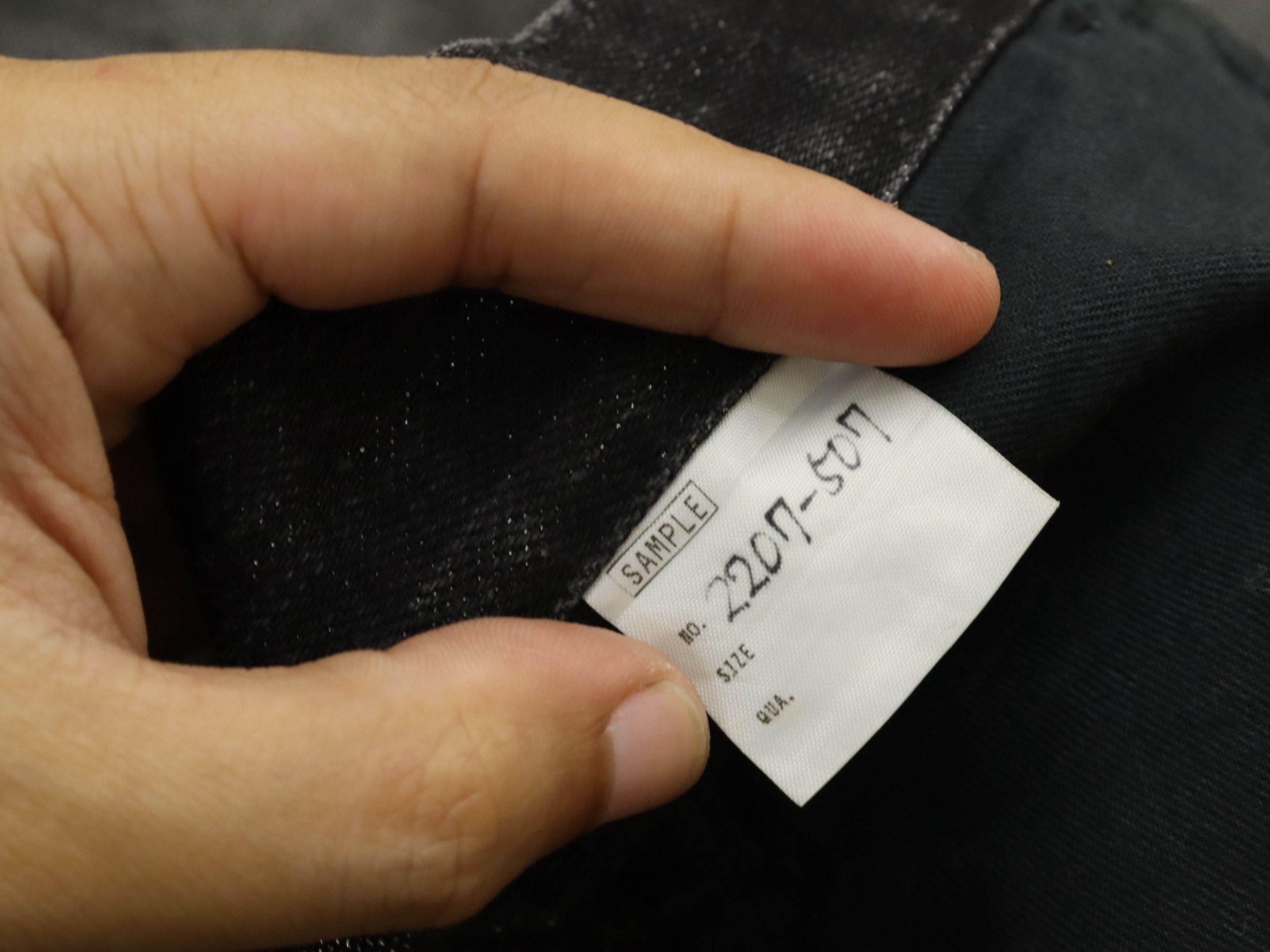 Lad Musician RARE! SAMPLE LAD MUSICIAN Silver Black Hybrid Cotton Pant Size US 31 - 18 Thumbnail