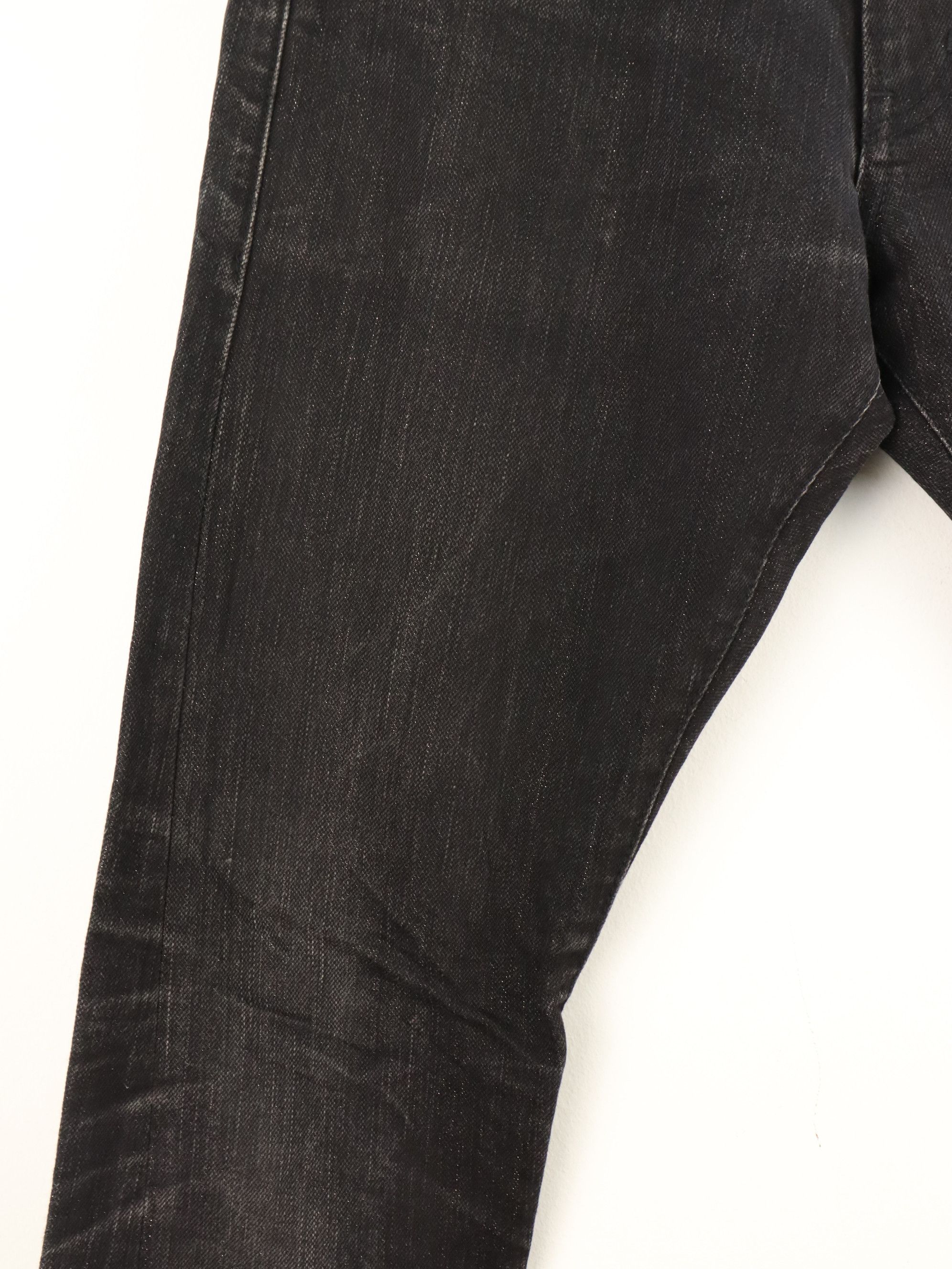 Lad Musician RARE! SAMPLE LAD MUSICIAN Silver Black Hybrid Cotton Pant Size US 31 - 9 Thumbnail