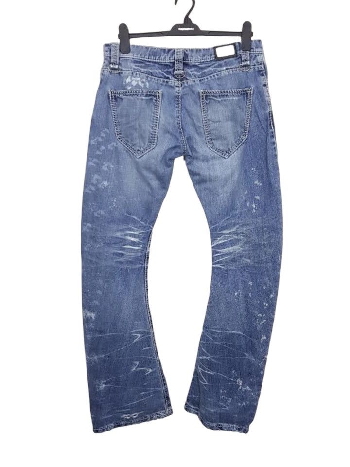 BUFFALO BOBS BUFFALO BOBS Curved Legs Blast Denim Jeans Pants Size US 32 / EU 48 - 2 Thumbnail