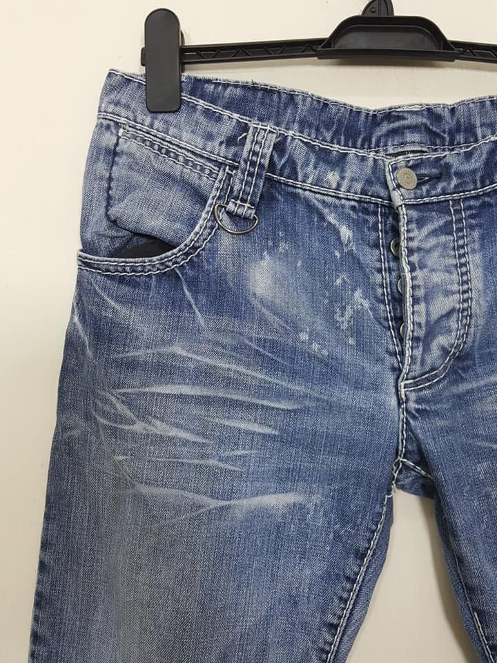 BUFFALO BOBS BUFFALO BOBS Curved Legs Blast Denim Jeans Pants Size US 32 / EU 48 - 3 Thumbnail