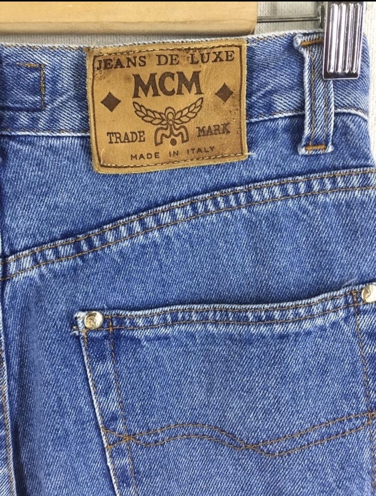 MCM × Vintage Vintage MCM Hight Waist Side Taper Jeans Size US 28 / EU 44 - 6 Thumbnail