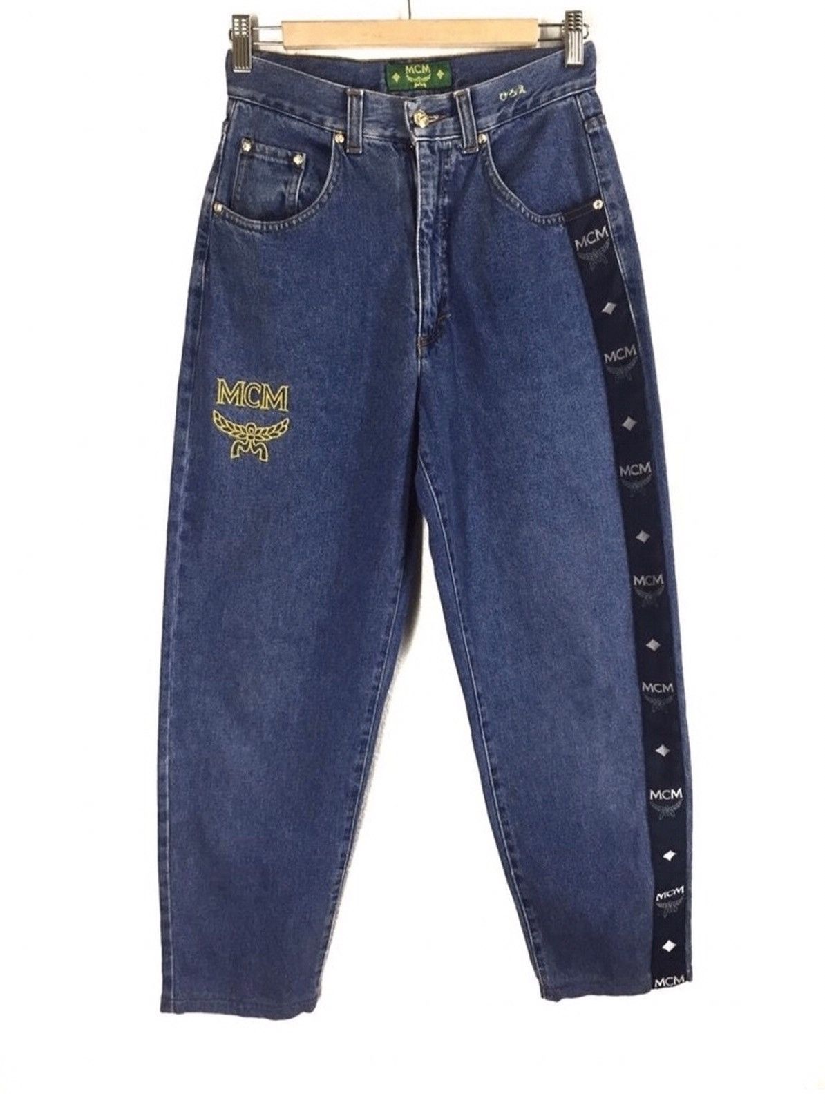 MCM × Vintage Vintage MCM Hight Waist Side Taper Jeans Size US 28 / EU 44 - 2 Thumbnail