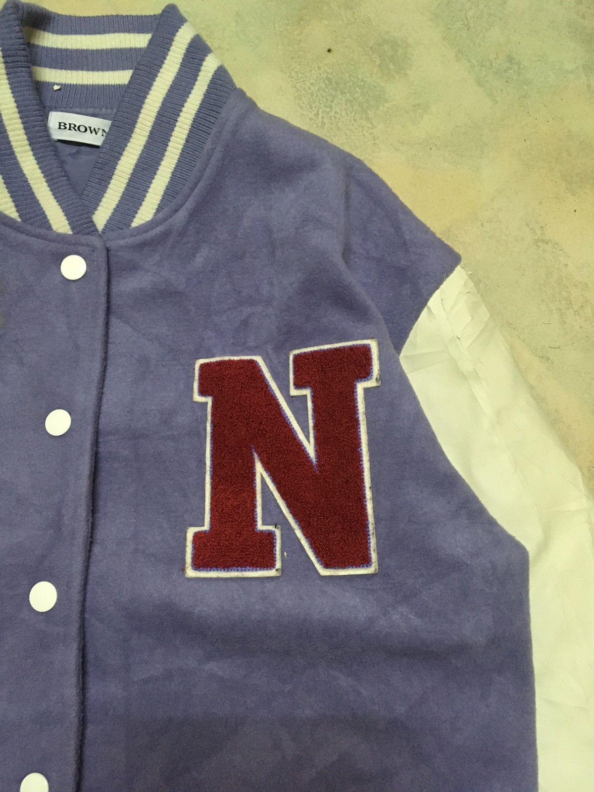Japanese Brand Japanese Brand Browny Varsity Jacket Size US L / EU 52-54 / 3 - 2 Thumbnail