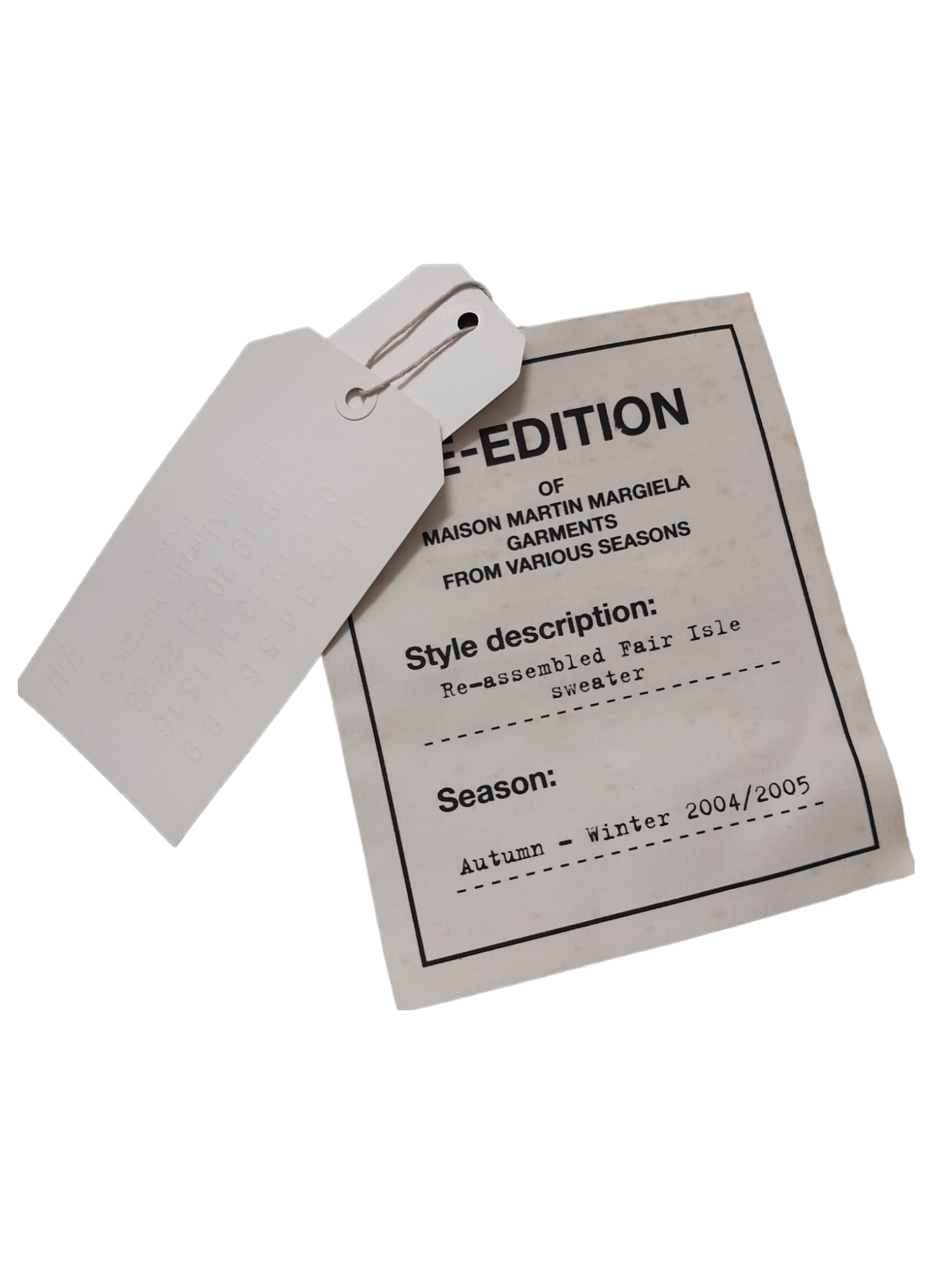Maison Margiela Maison Martin Margiela Knitwear (E468) Size US S / EU 44-46 / 1 - 8 Thumbnail