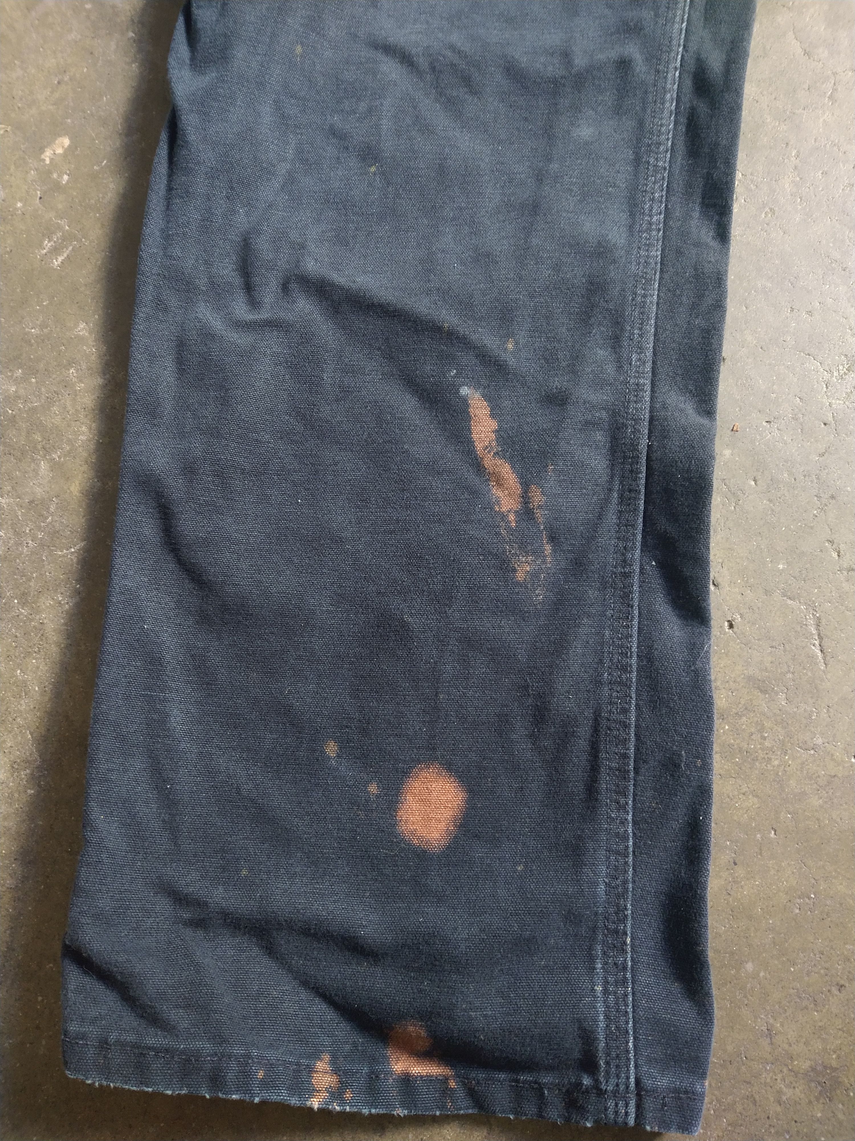 Carhartt × Vintage Vintage Carhartt Carpenter Jeans Black 33x31 Denim Straight Size US 33 - 6 Thumbnail