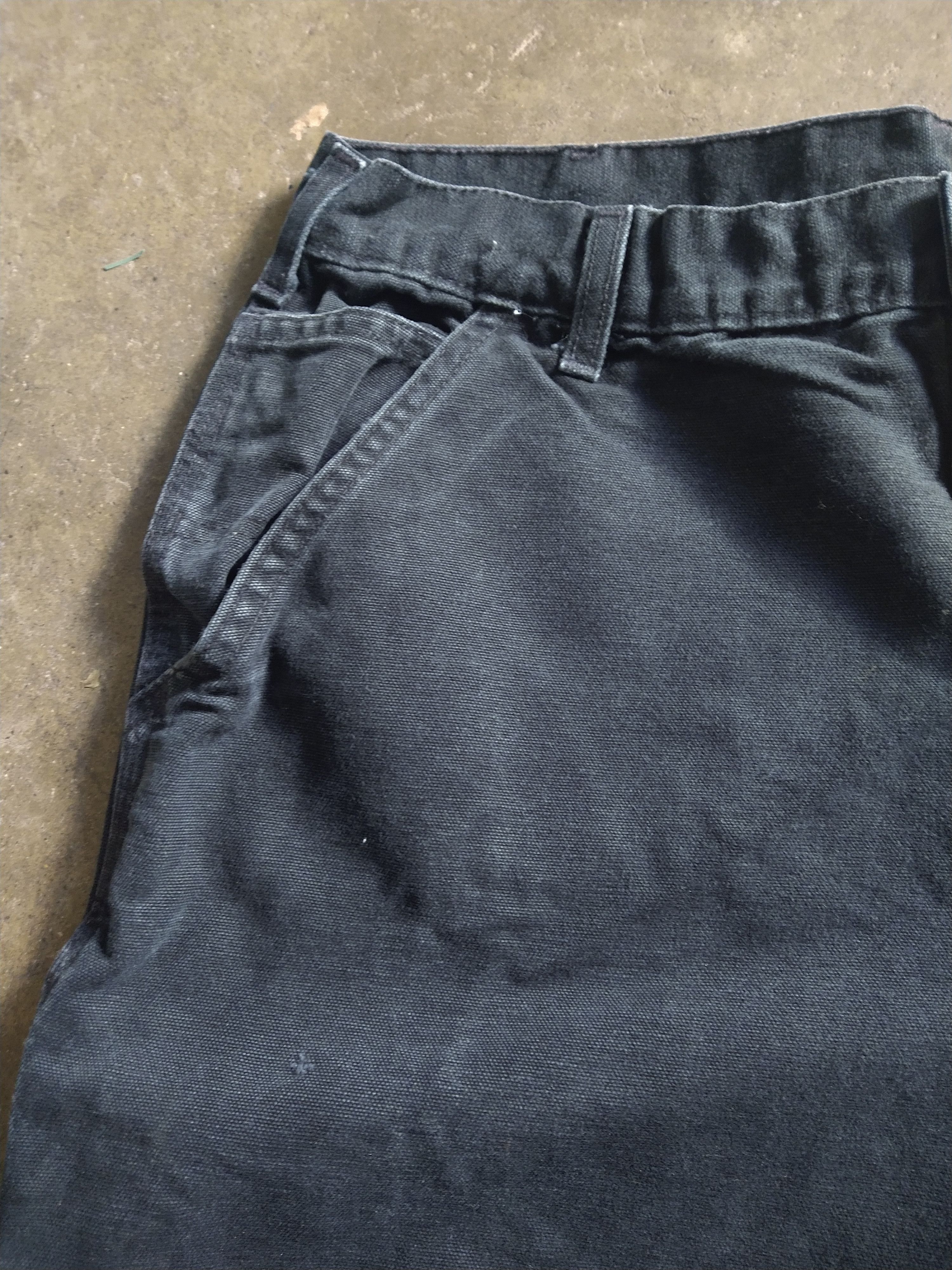 Carhartt × Vintage Vintage Carhartt Carpenter Jeans Black 33x31 Denim Straight Size US 33 - 4 Thumbnail