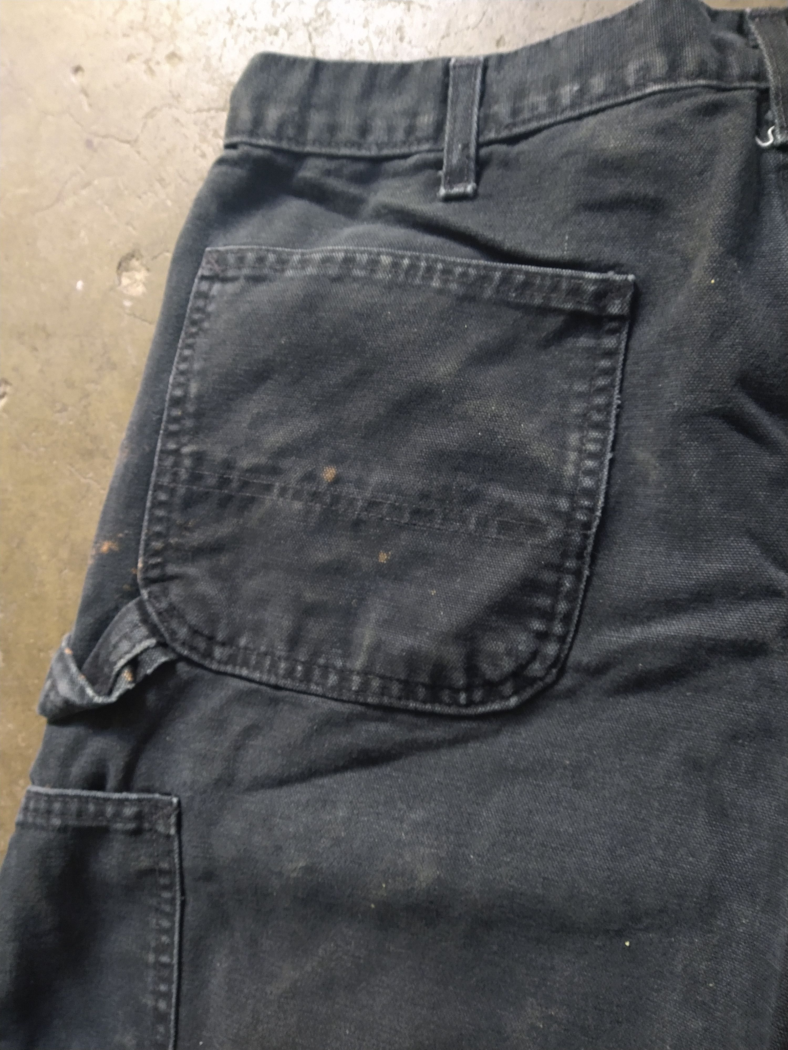 Carhartt × Vintage Vintage Carhartt Carpenter Jeans Black 33x31 Denim Straight Size US 33 - 10 Thumbnail