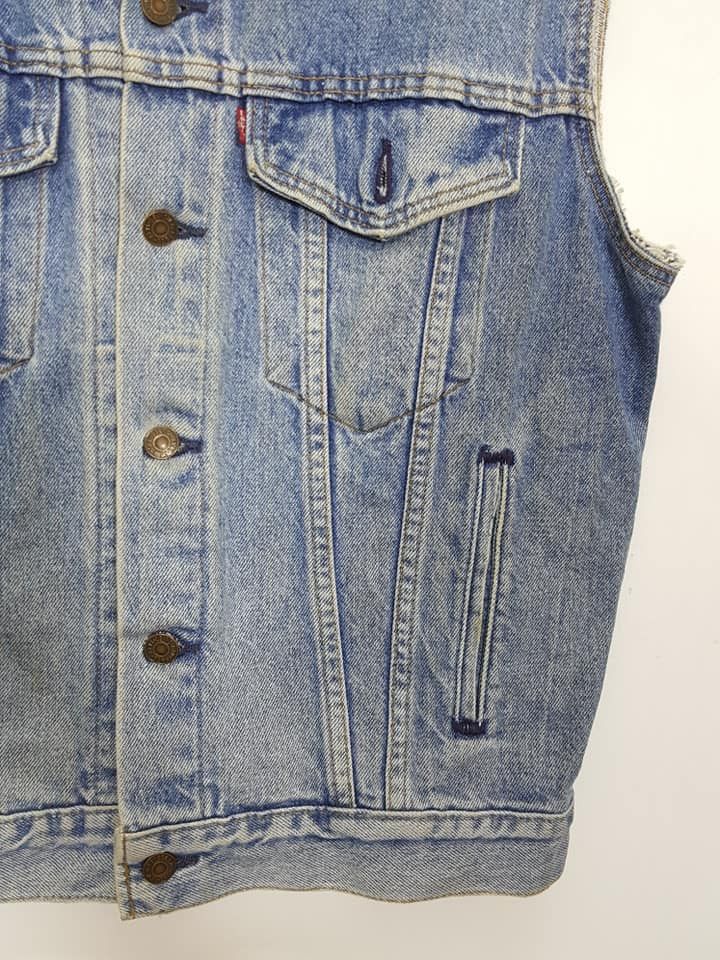 Levi's LEVIS Trucker Denim Vests MADE IN USA Size US M / EU 48-50 / 2 - 8 Thumbnail